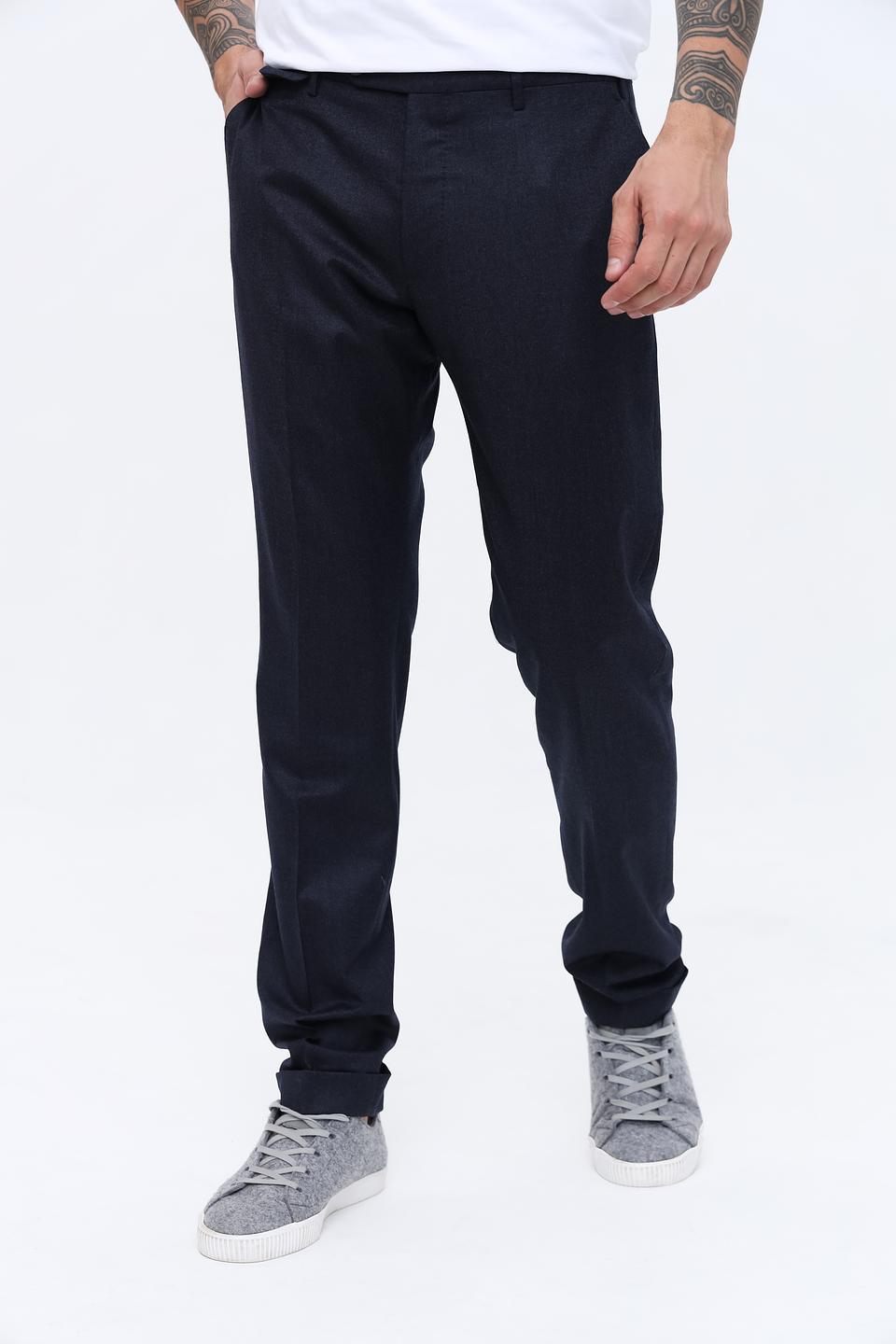 Брюки Berwich синие шерстяные