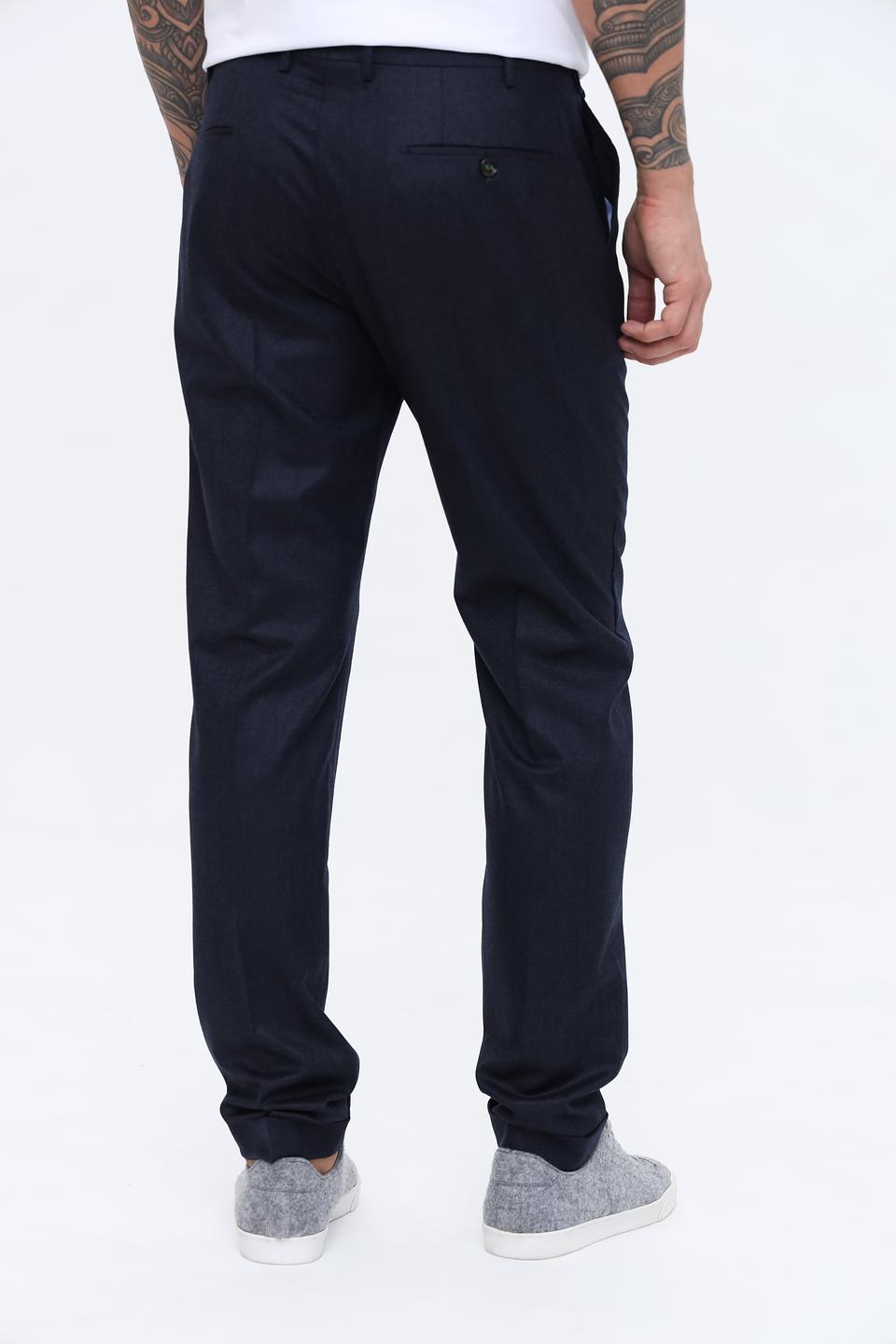 Брюки Berwich синие шерстяные