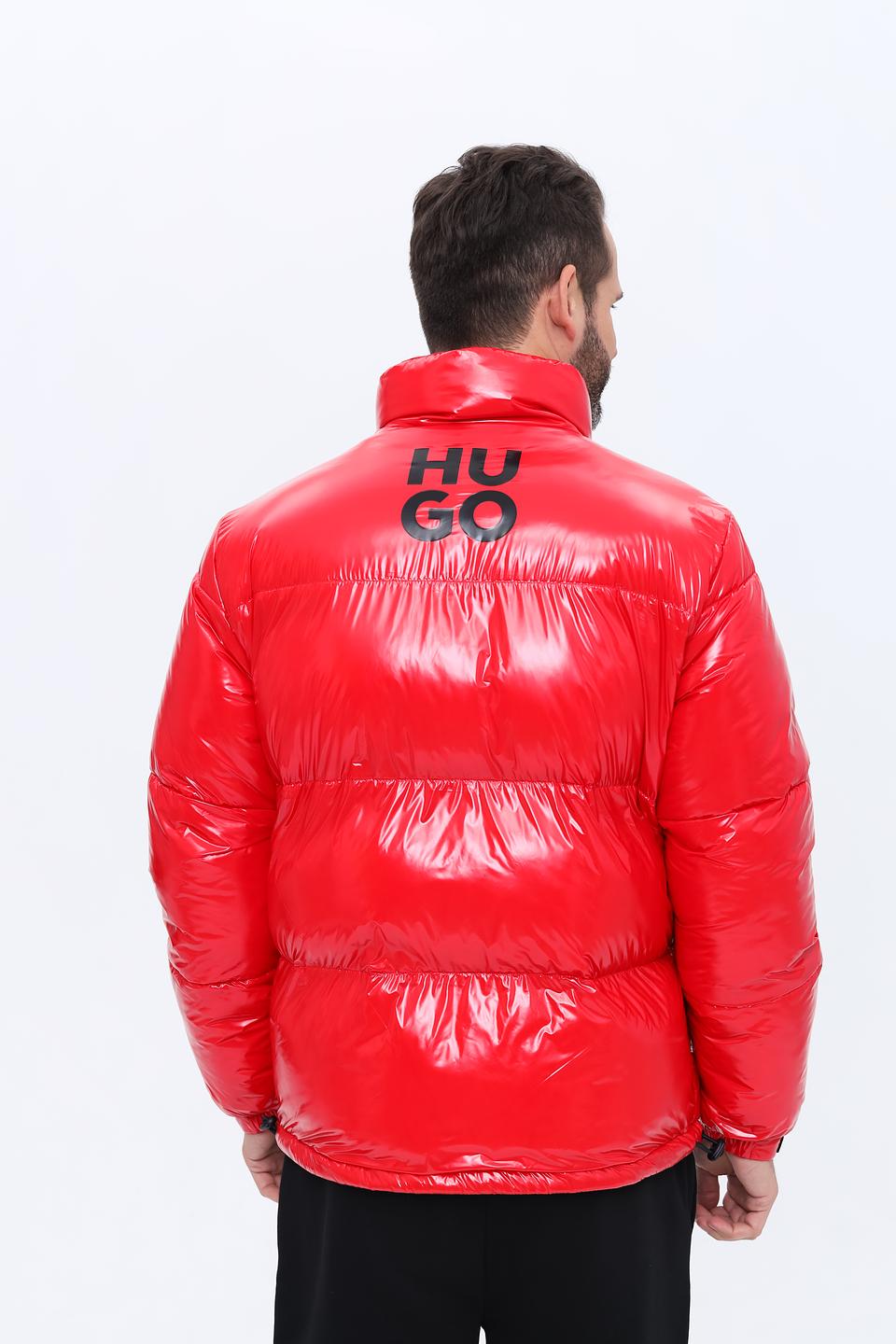Куртка Hugo красная стеганая