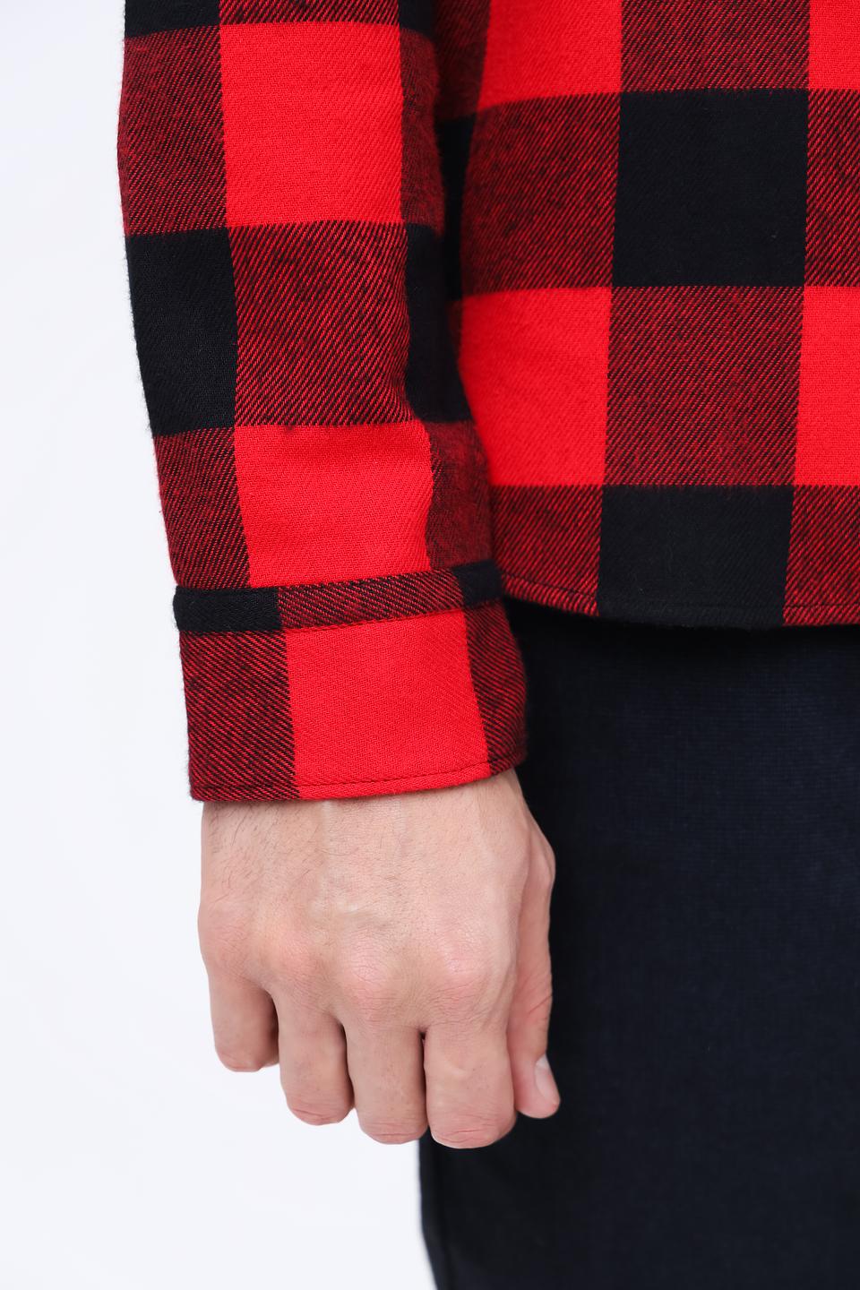 Рубашка Hugo клетка красный