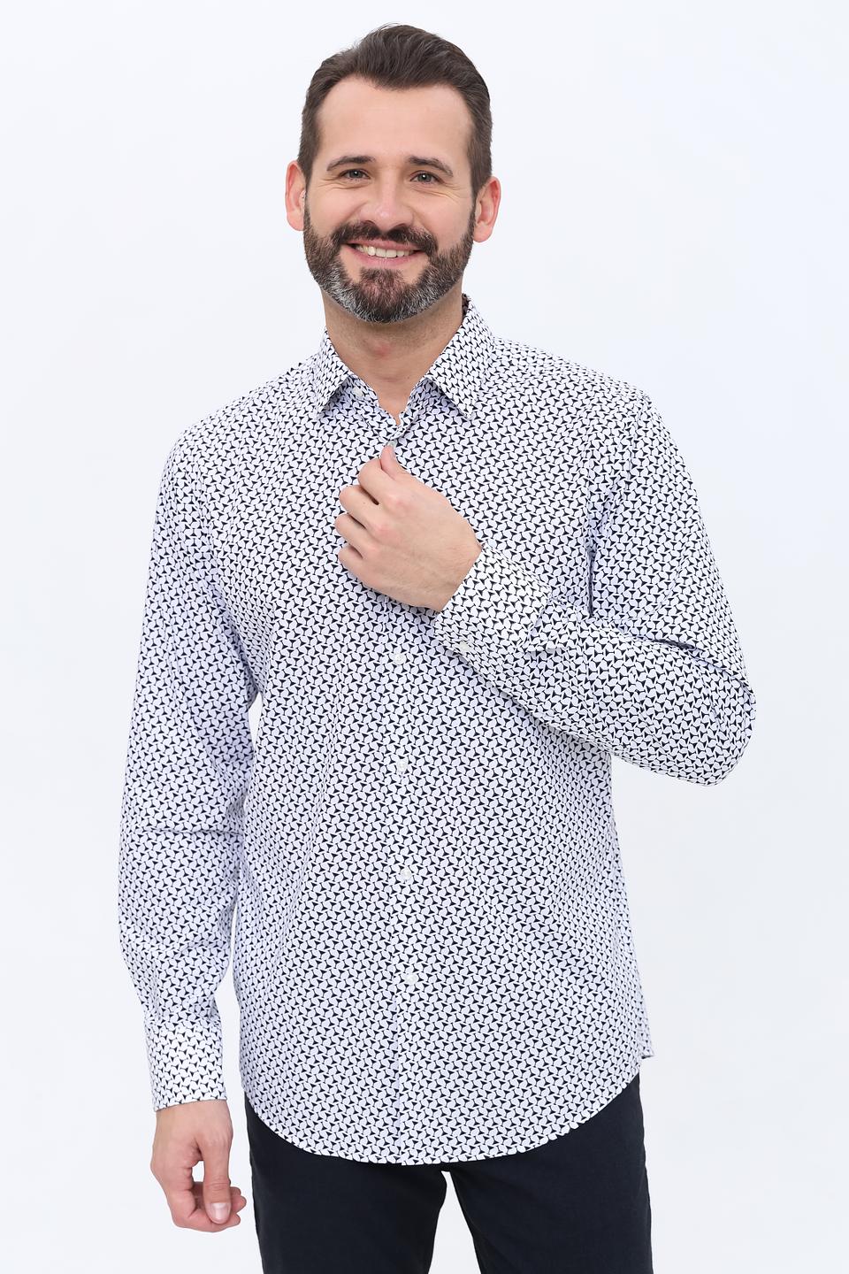 Рубашка Boss Black с принтом