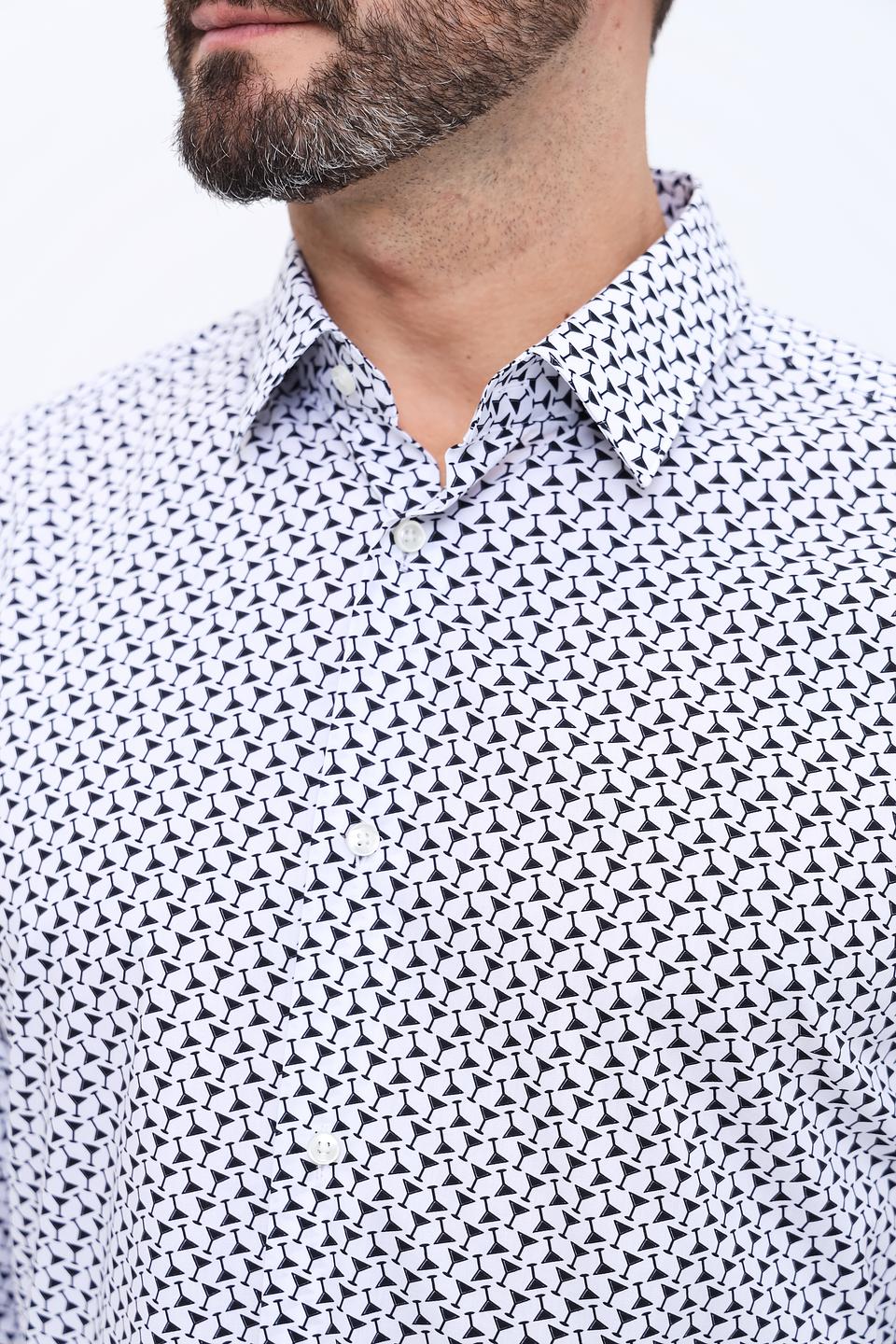 Рубашка Boss Black с принтом