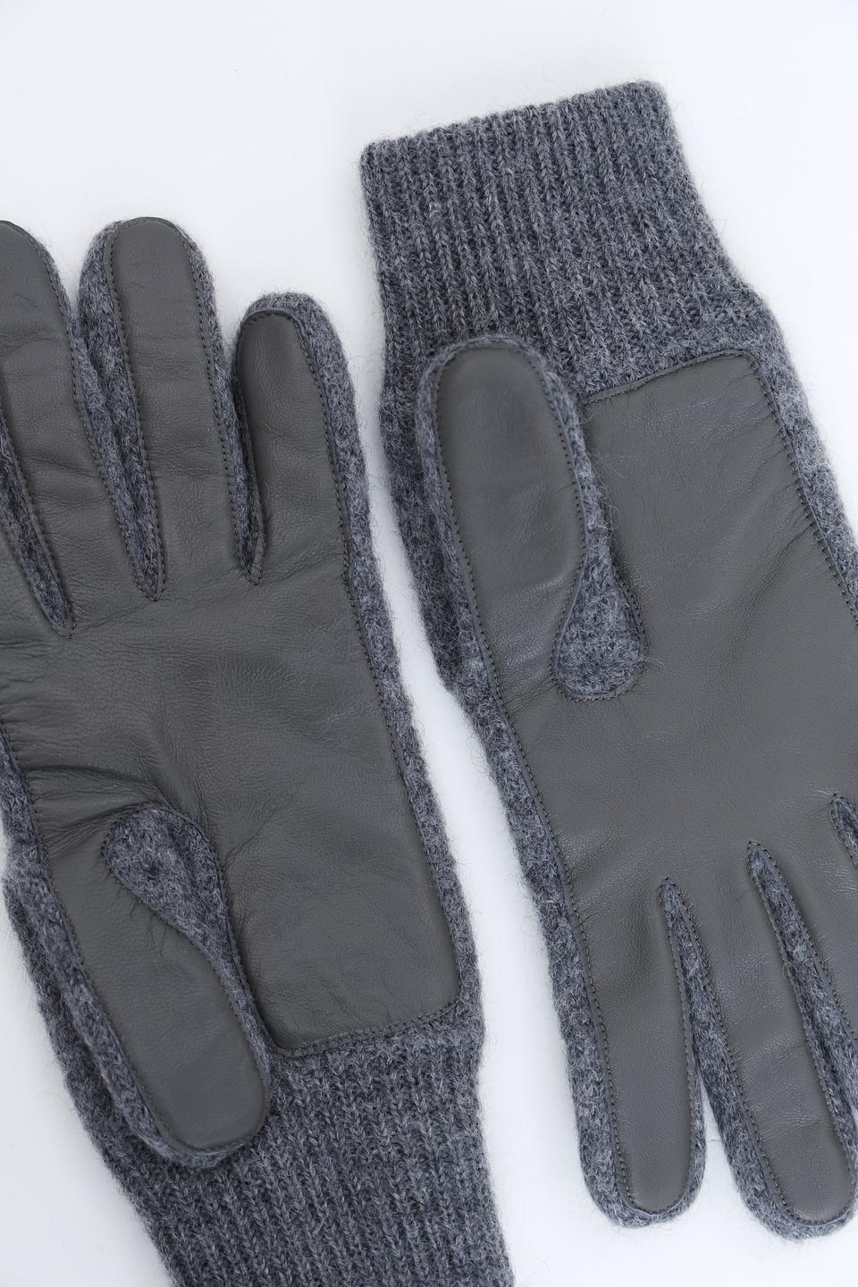 Перчатки Roeckl серые вязаные