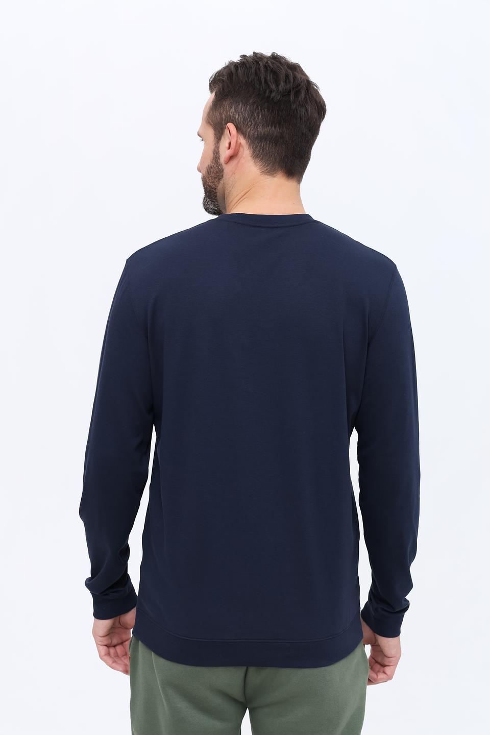 Лонгслив Ragman базовый тёмно-синий