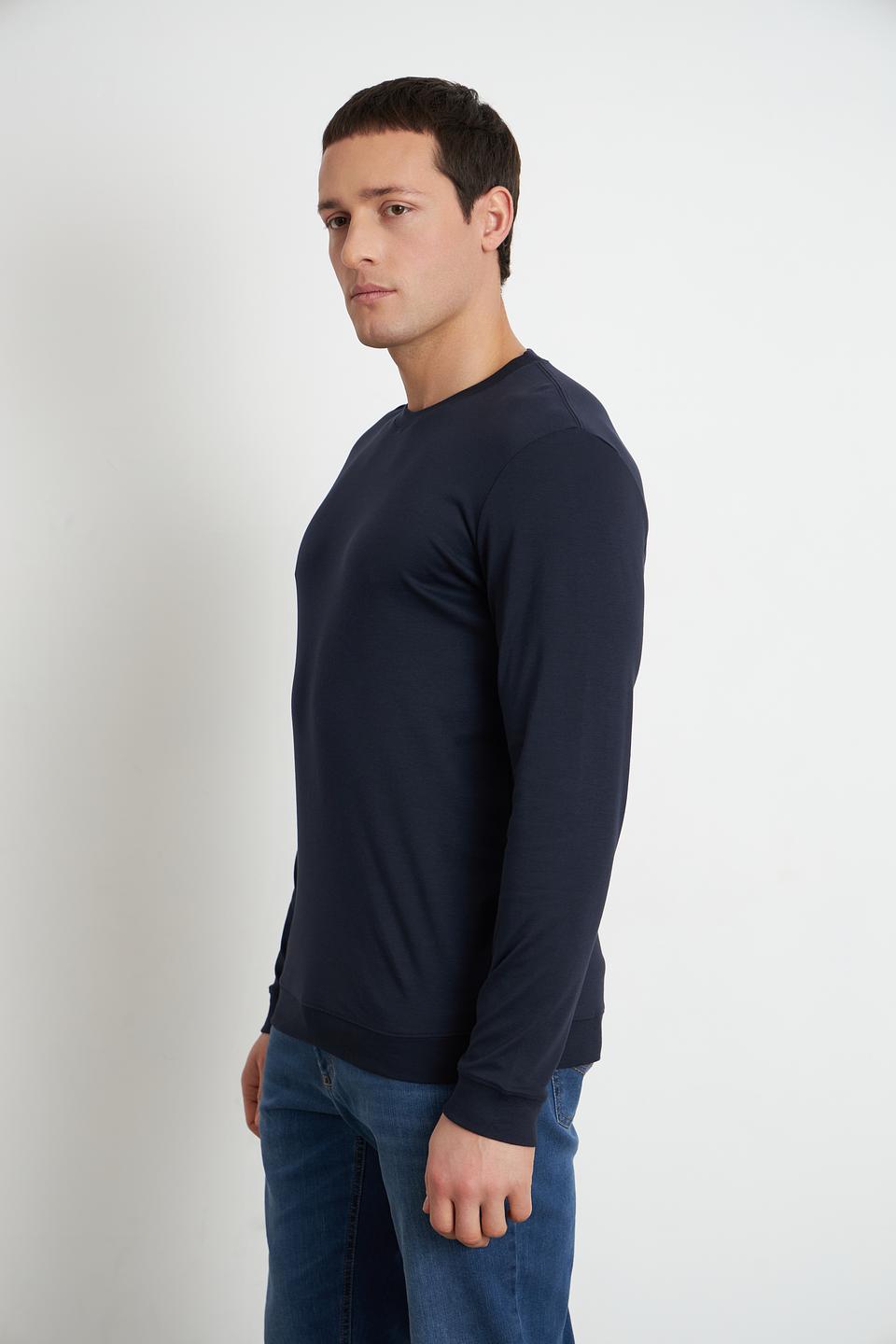 Лонгслив Ragman базовый тёмно-синий