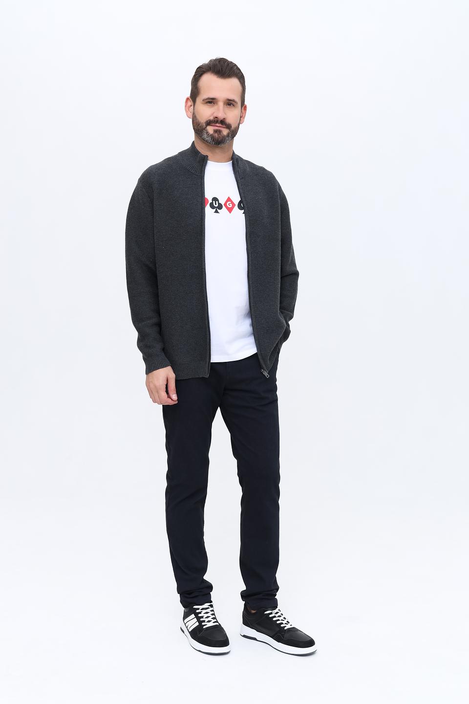Кардиган Zhrill мужской серый