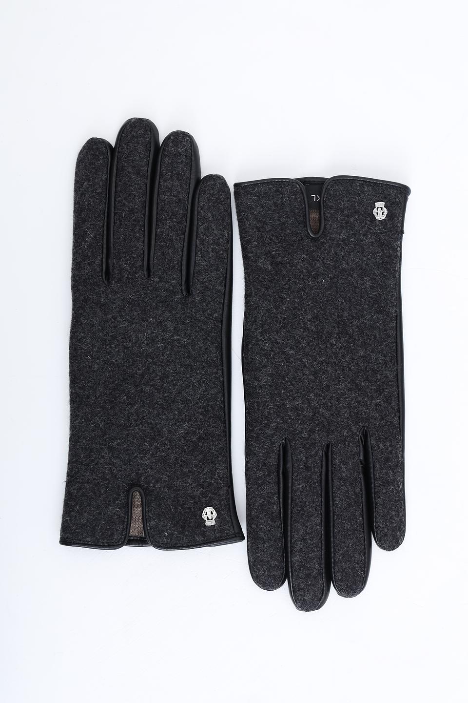 Перчатки Roeckl комбинированные чёрные