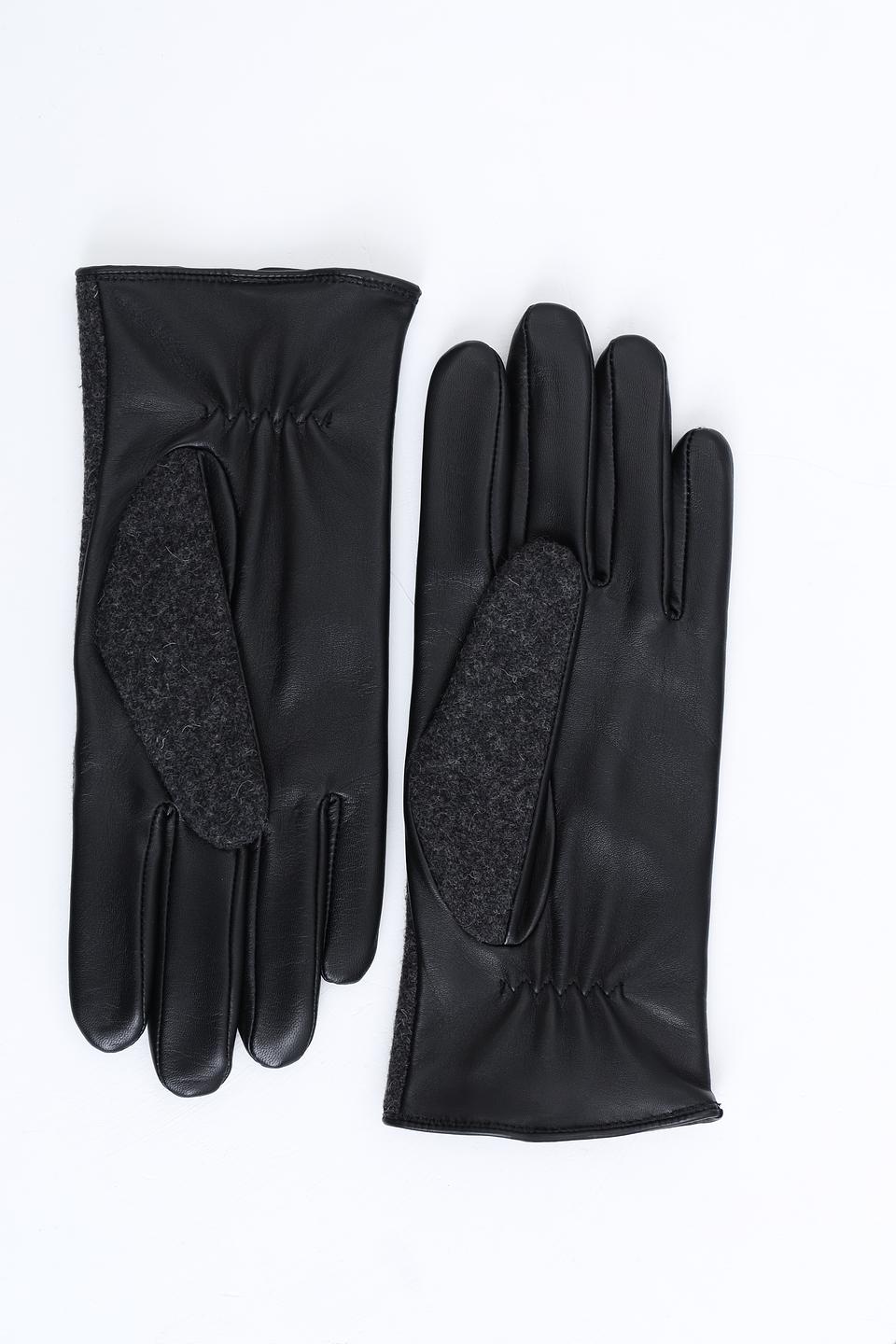 Перчатки Roeckl комбинированные чёрные