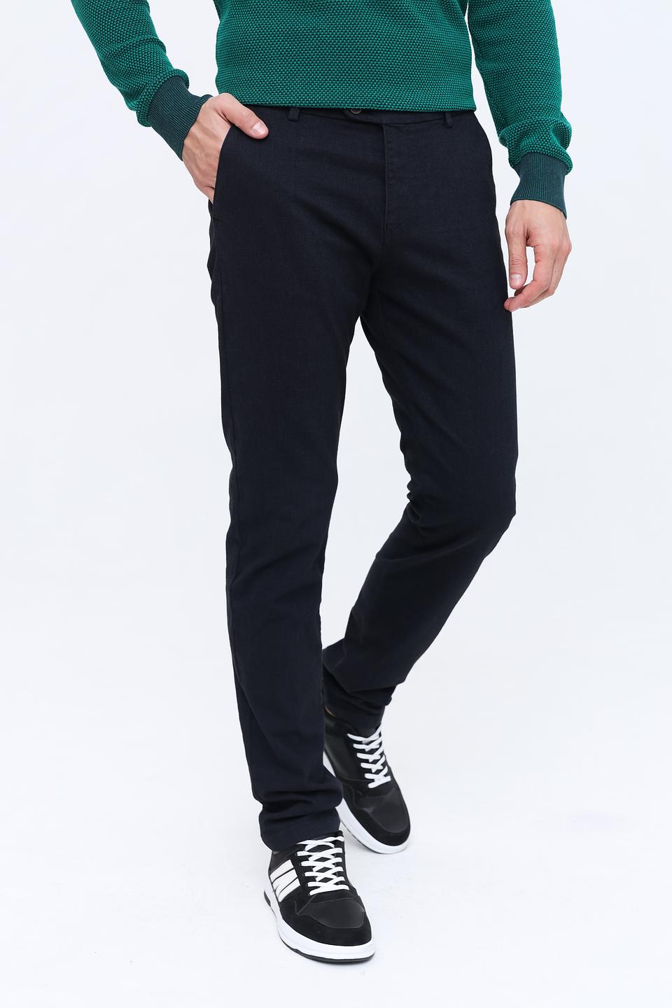 Брюки Bugatti чёрные slim fit