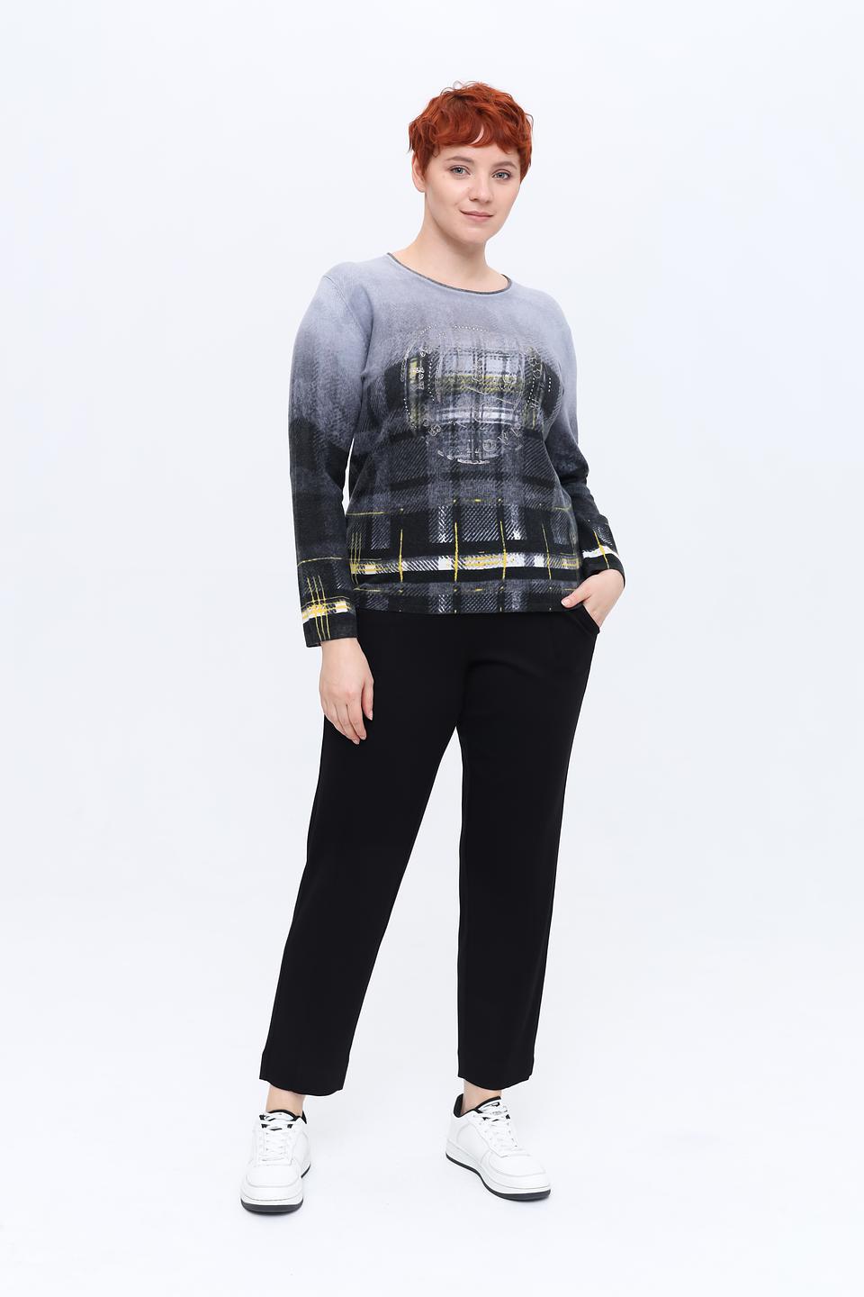 Брюки Frapp клёш чёрные