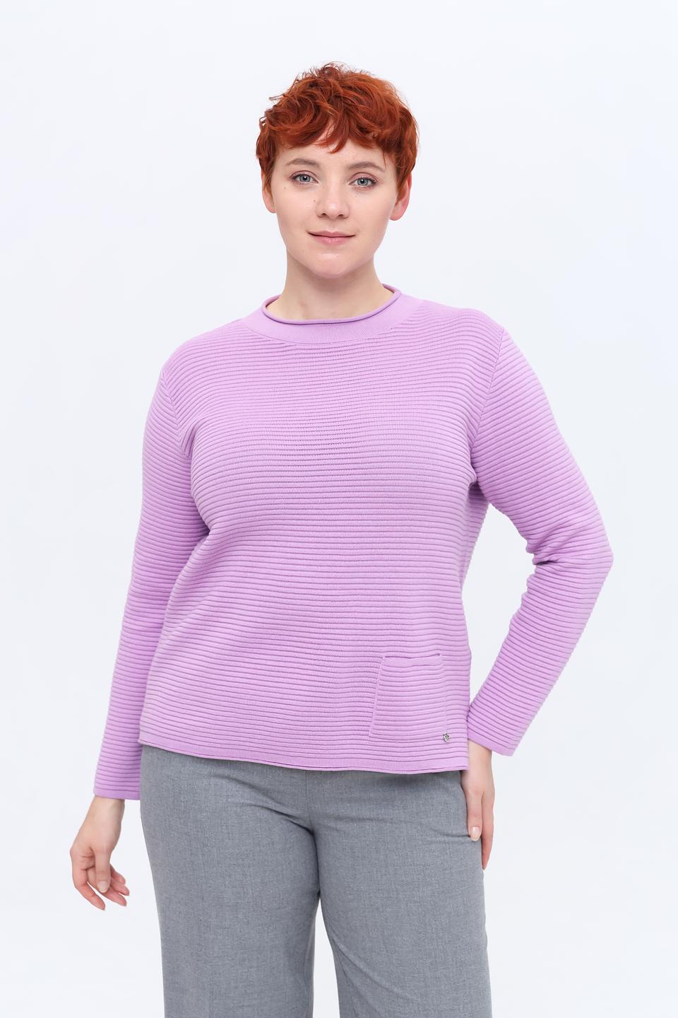 Пуловер Rabe collection лавандовый