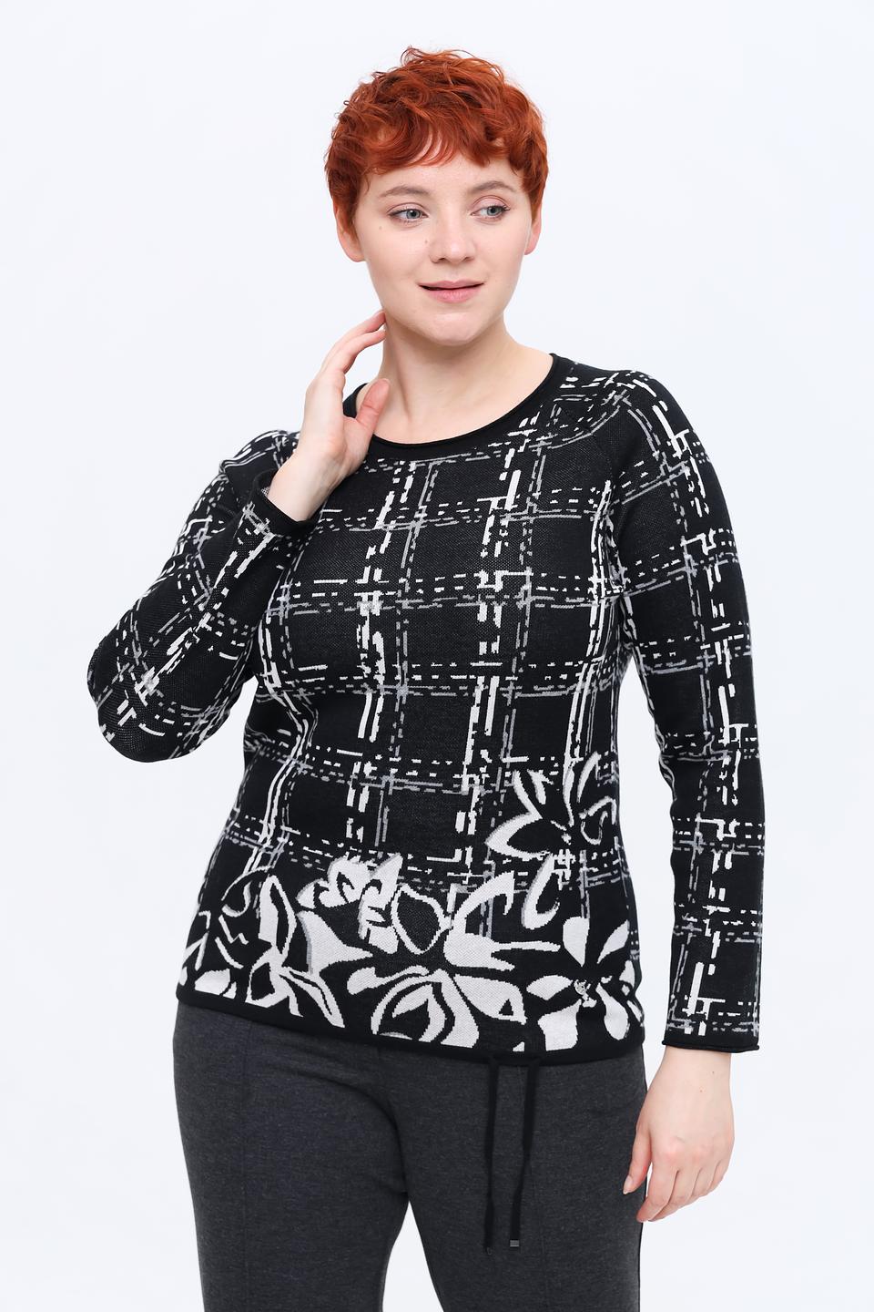 Пуловер Rabe collection в клетку