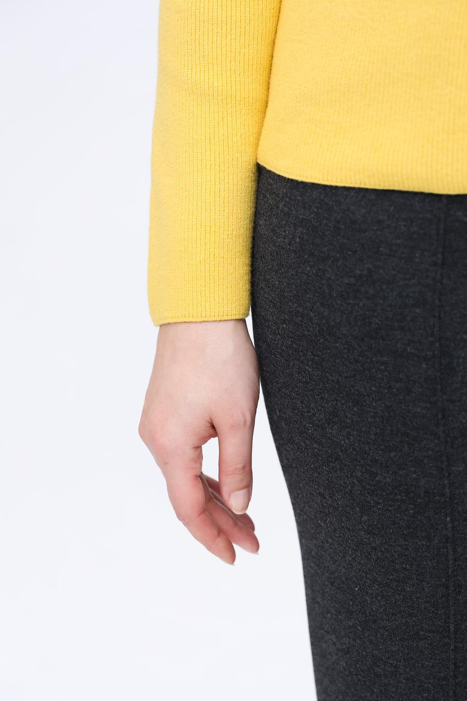 Пуловер Rabe collection жёлтый