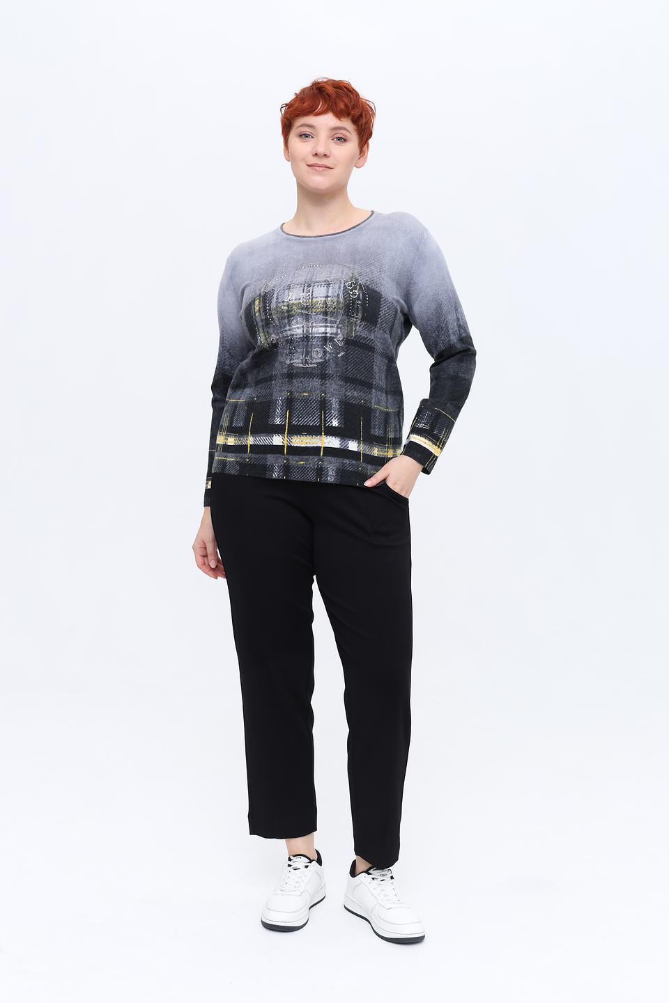 Пуловер Rabe collection в клетку