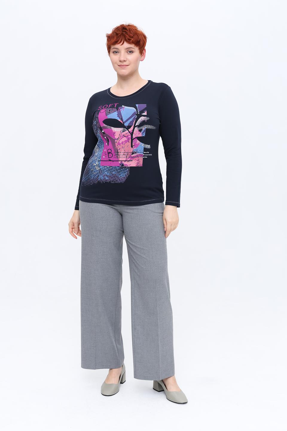 Лонгслив Lecomte с цветочным принтом