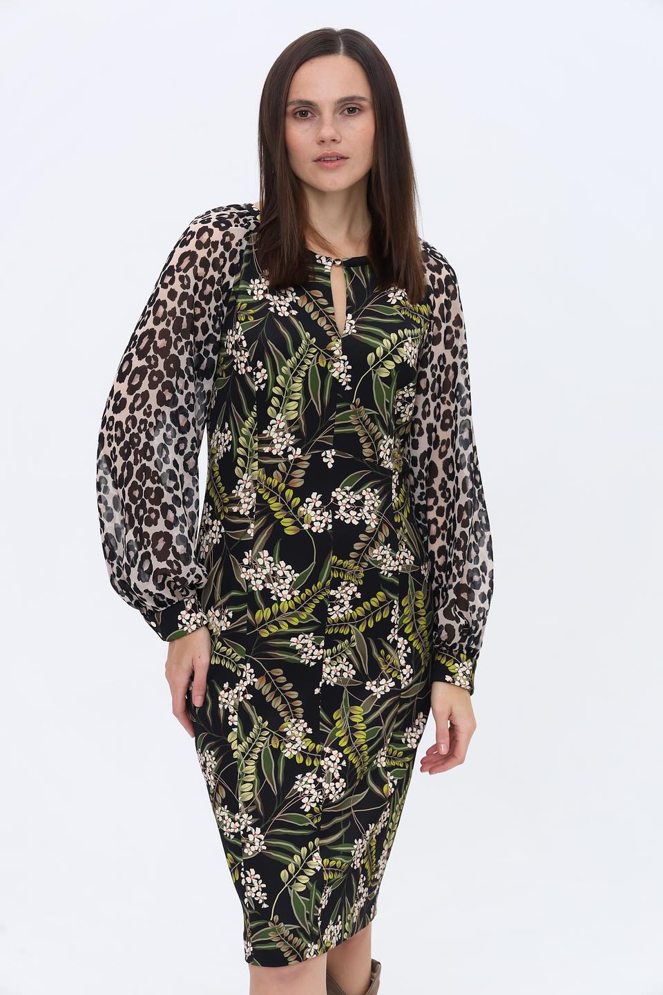 Платье Marc Cain с леопардовым принтом
