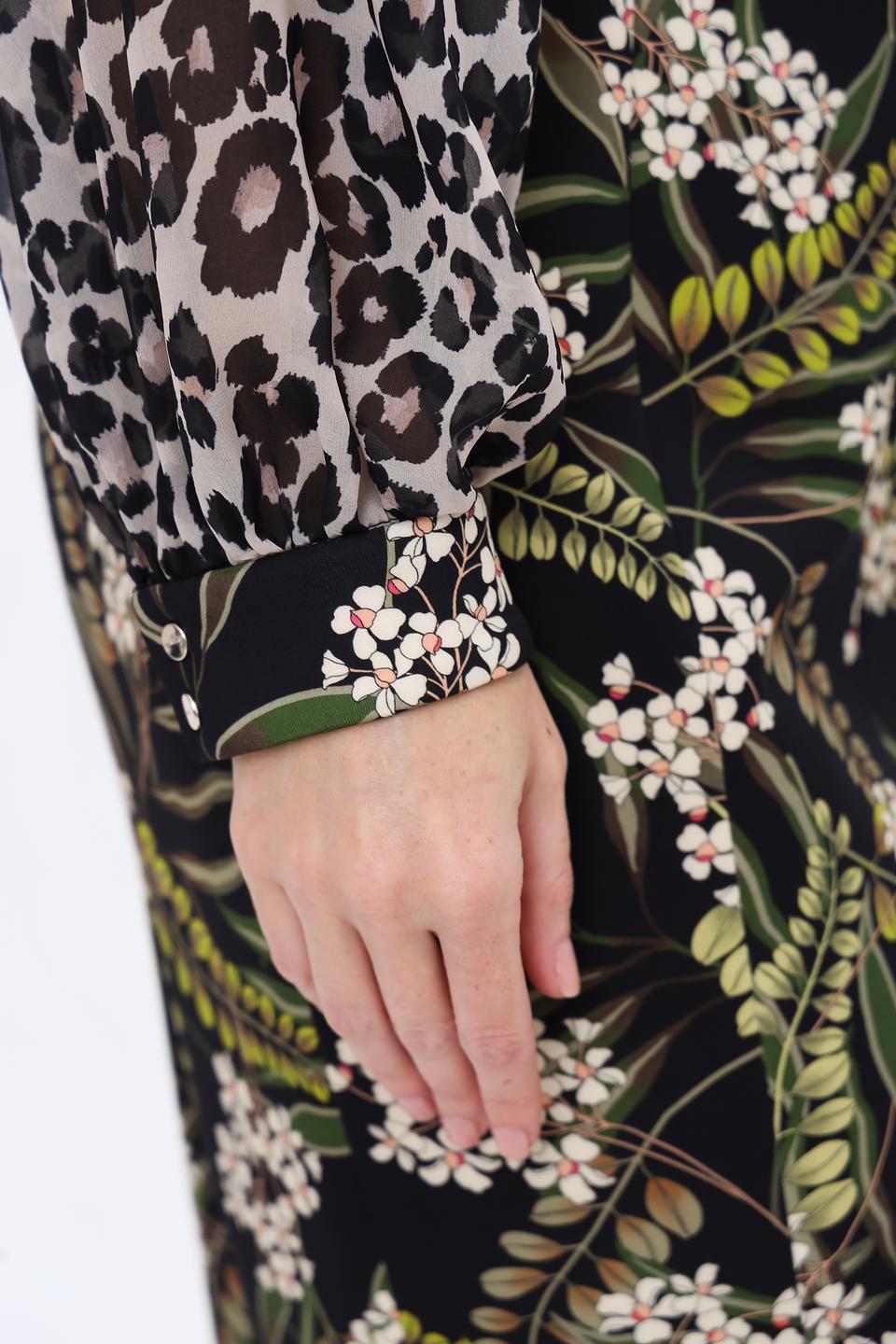 Платье Marc Cain с леопардовым принтом