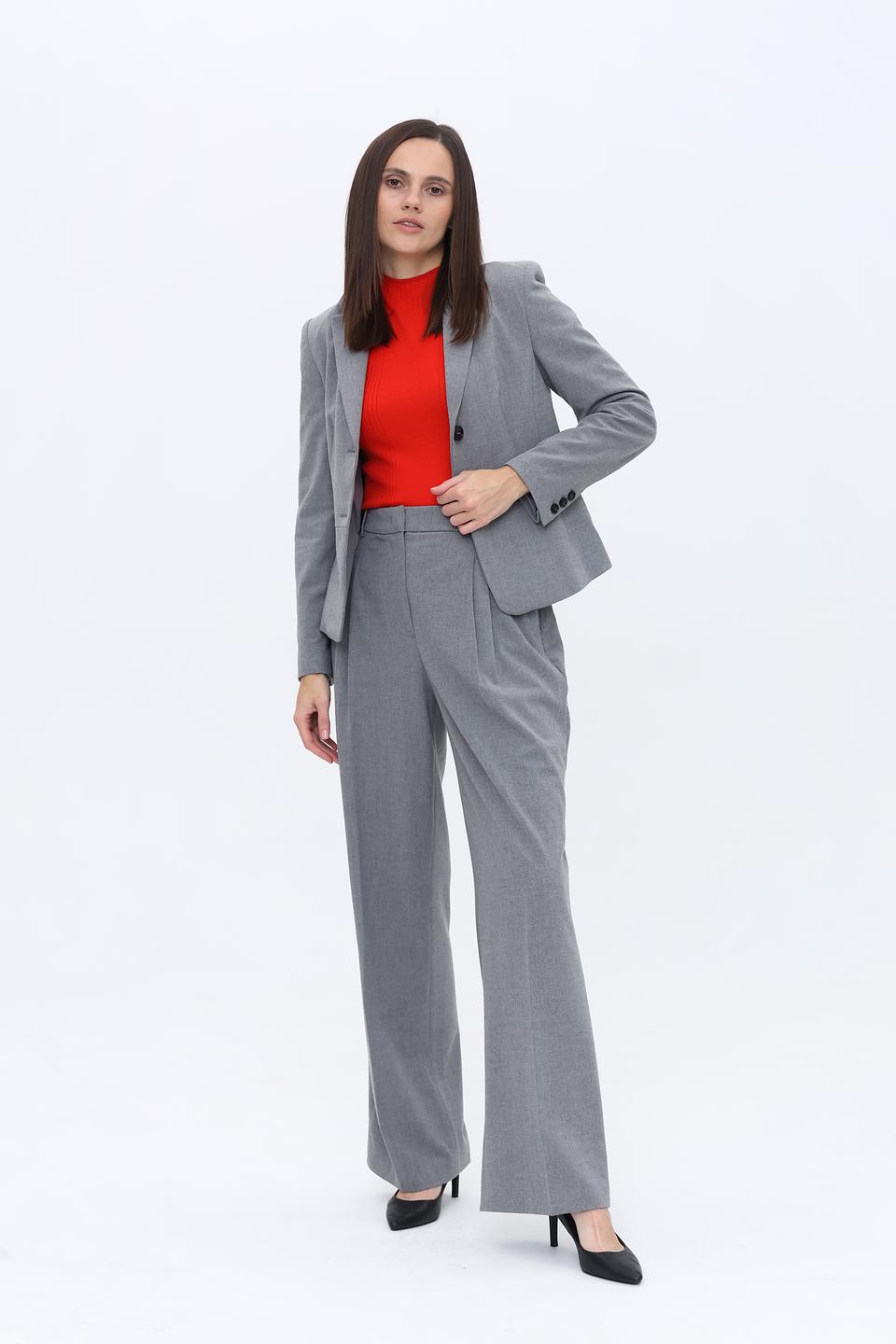 Пуловер Marc Cain красный с горлом