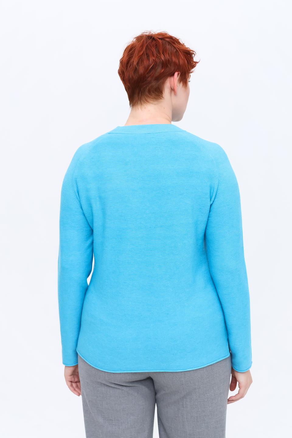 Пуловер Rabe collection бирюзовый