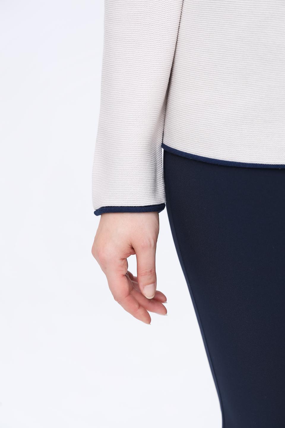 Пуловер Rabe collection с принтом бежевый