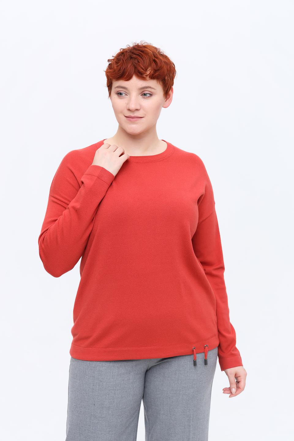 Пуловер Frank Walder терракотовый