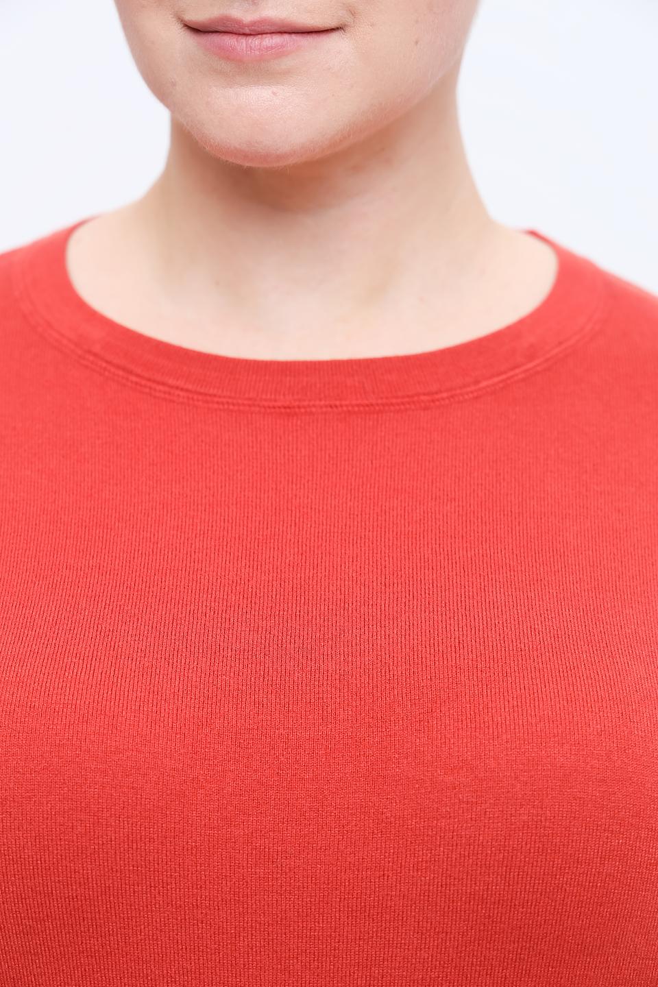 Пуловер Frank Walder терракотовый