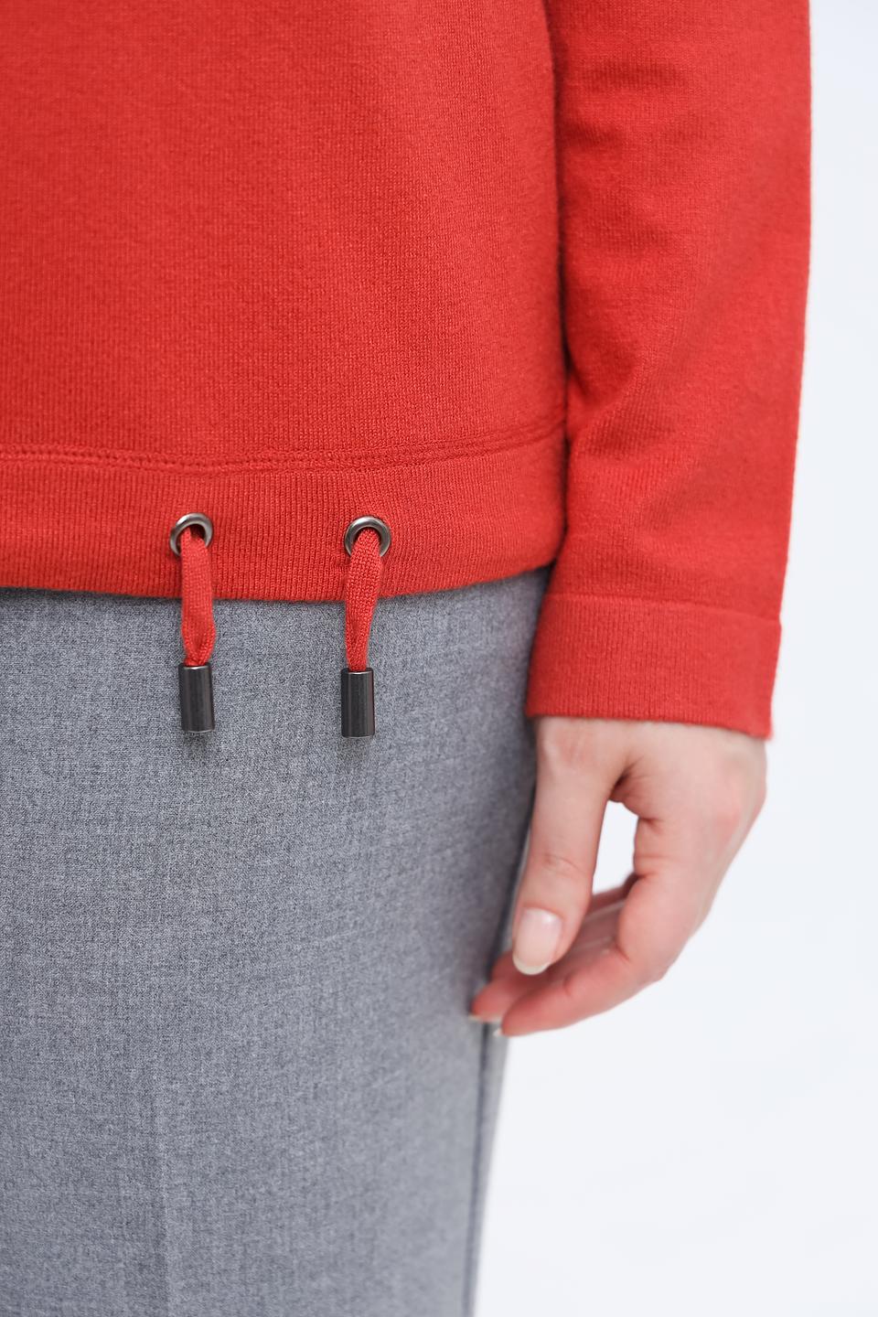 Пуловер Frank Walder терракотовый