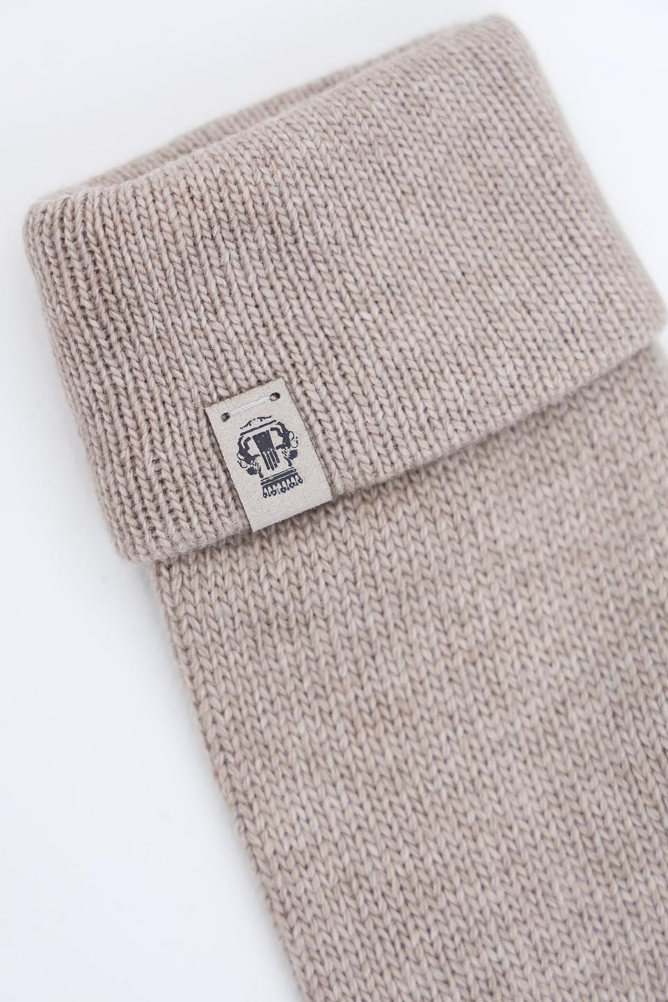 Перчатки Roeckl бежевые вязаные