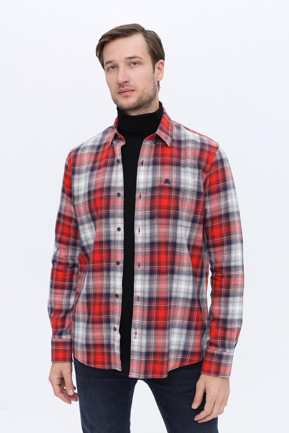 Рубашка Lerros клетка красный