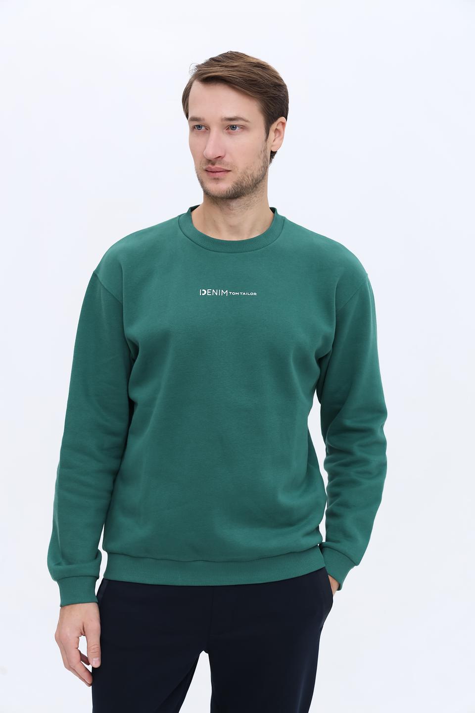 Джемпер Tom Tailor denim зелёный