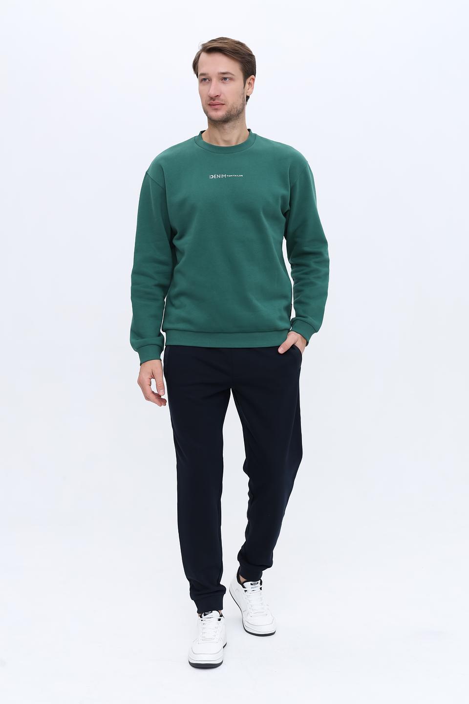 Джемпер Tom Tailor denim зелёный