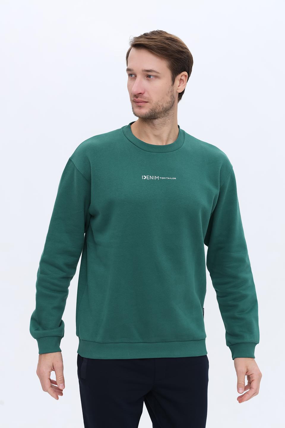 Джемпер Tom Tailor denim зелёный