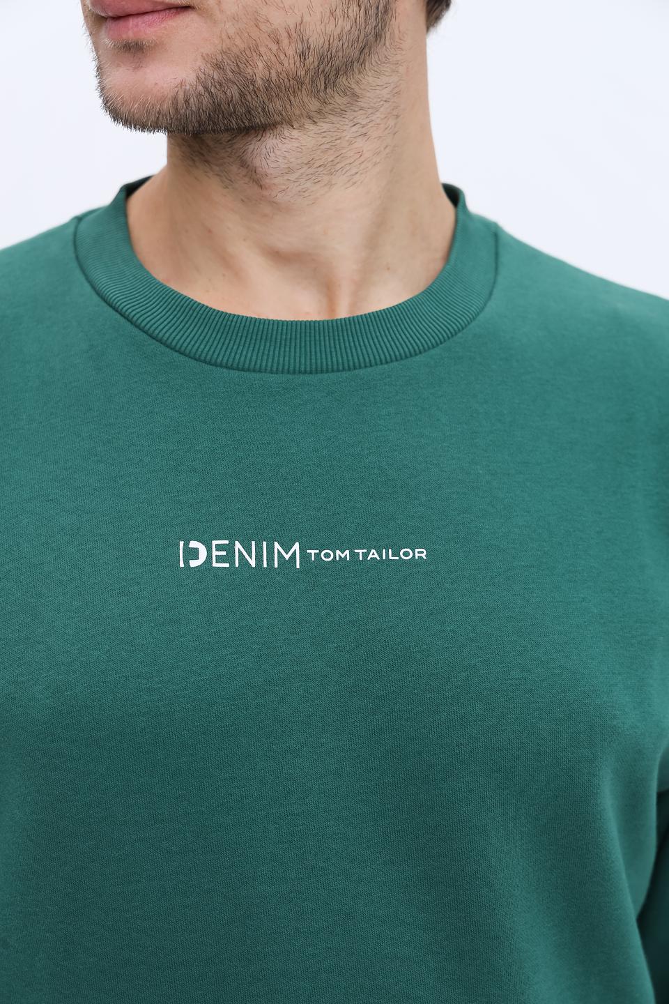 Джемпер Tom Tailor denim зелёный