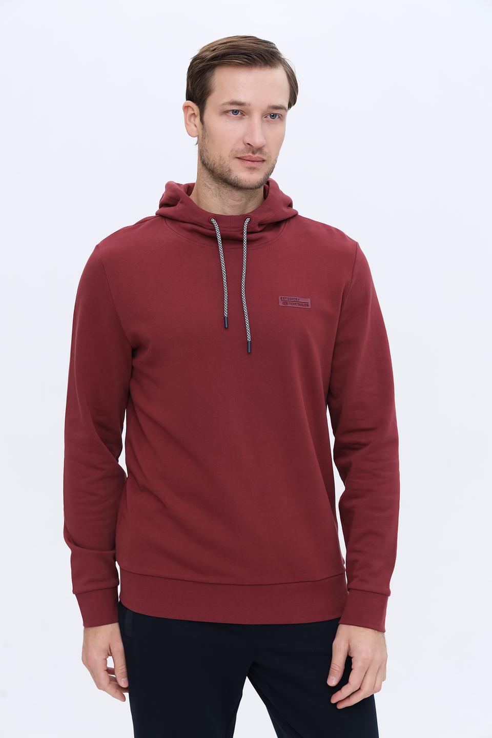 Толстовка Tom Tailor бордовая