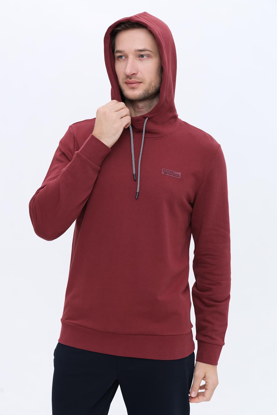 Толстовка Tom Tailor бордовая