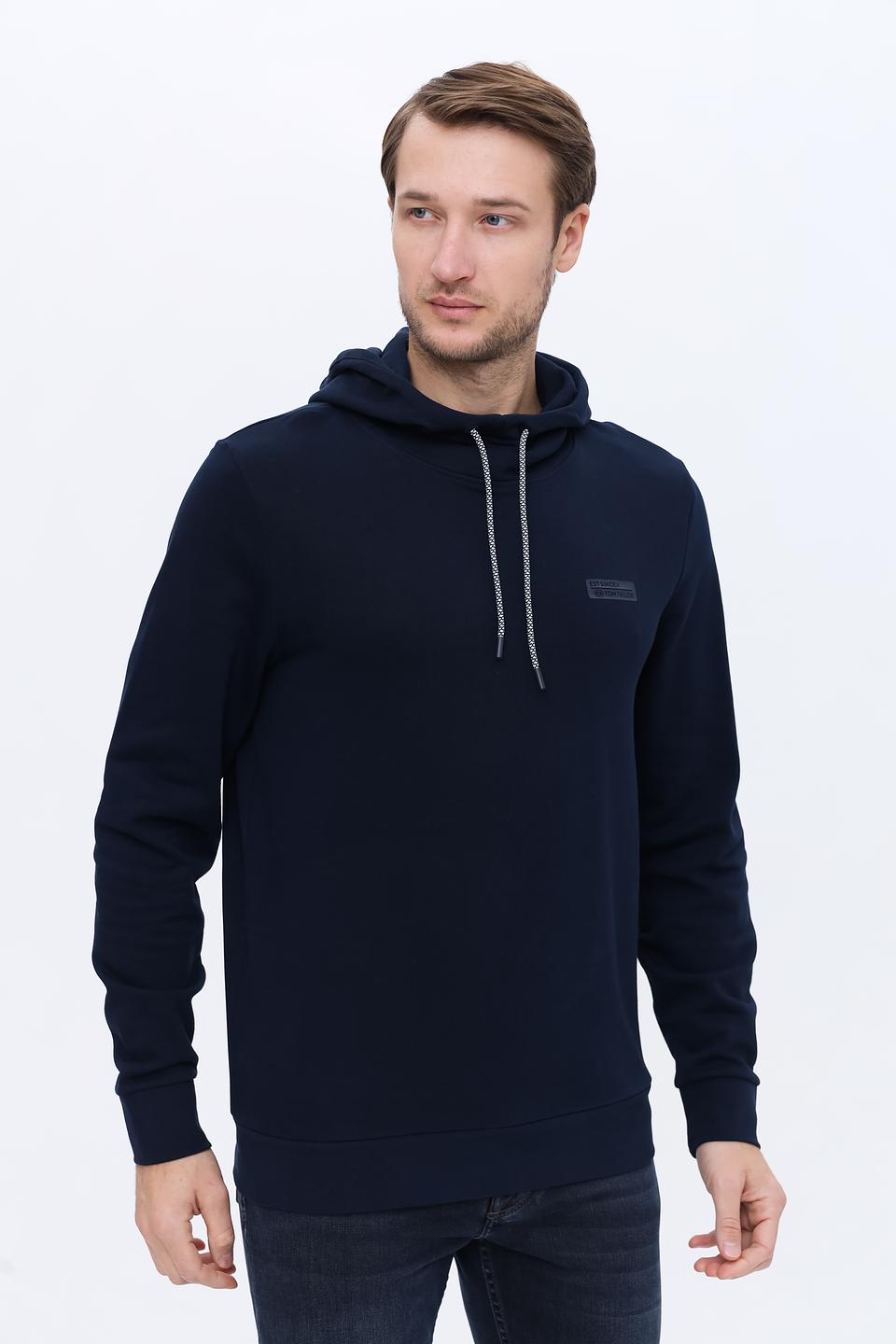 Толстовка Tom Tailor синяя с капюшоном