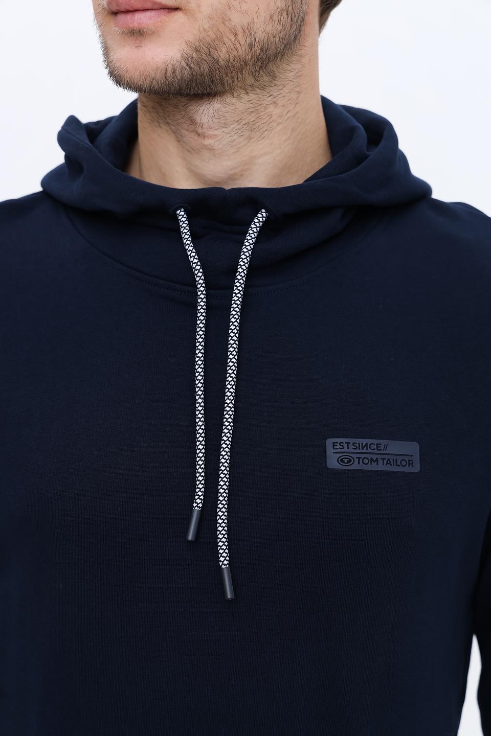 Толстовка Tom Tailor синяя с капюшоном
