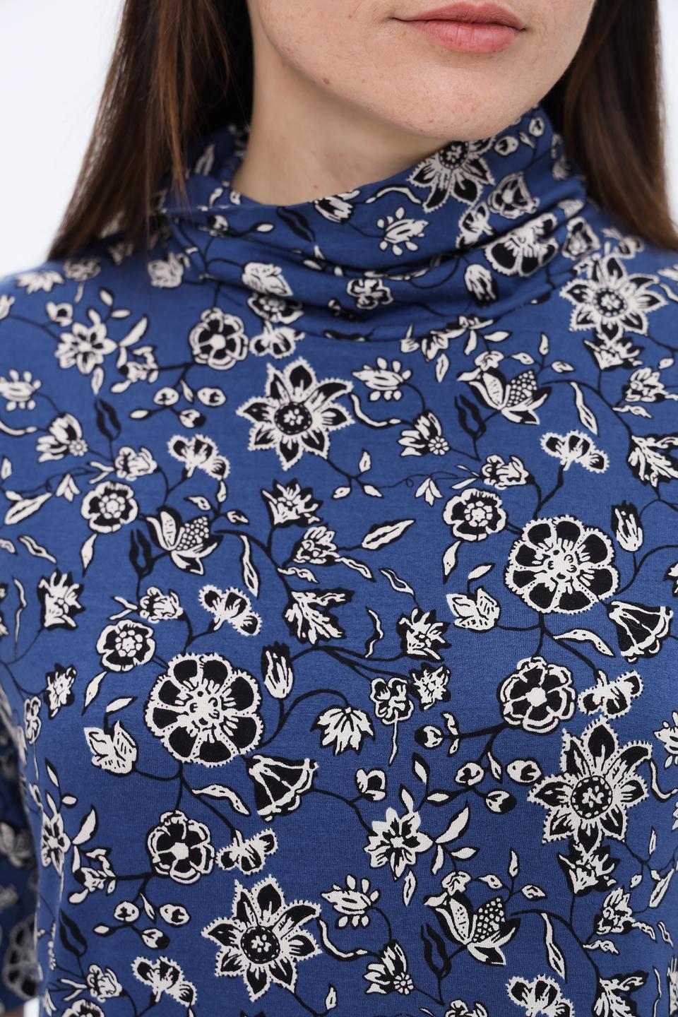 Водолазка More and More с цветочным принтом