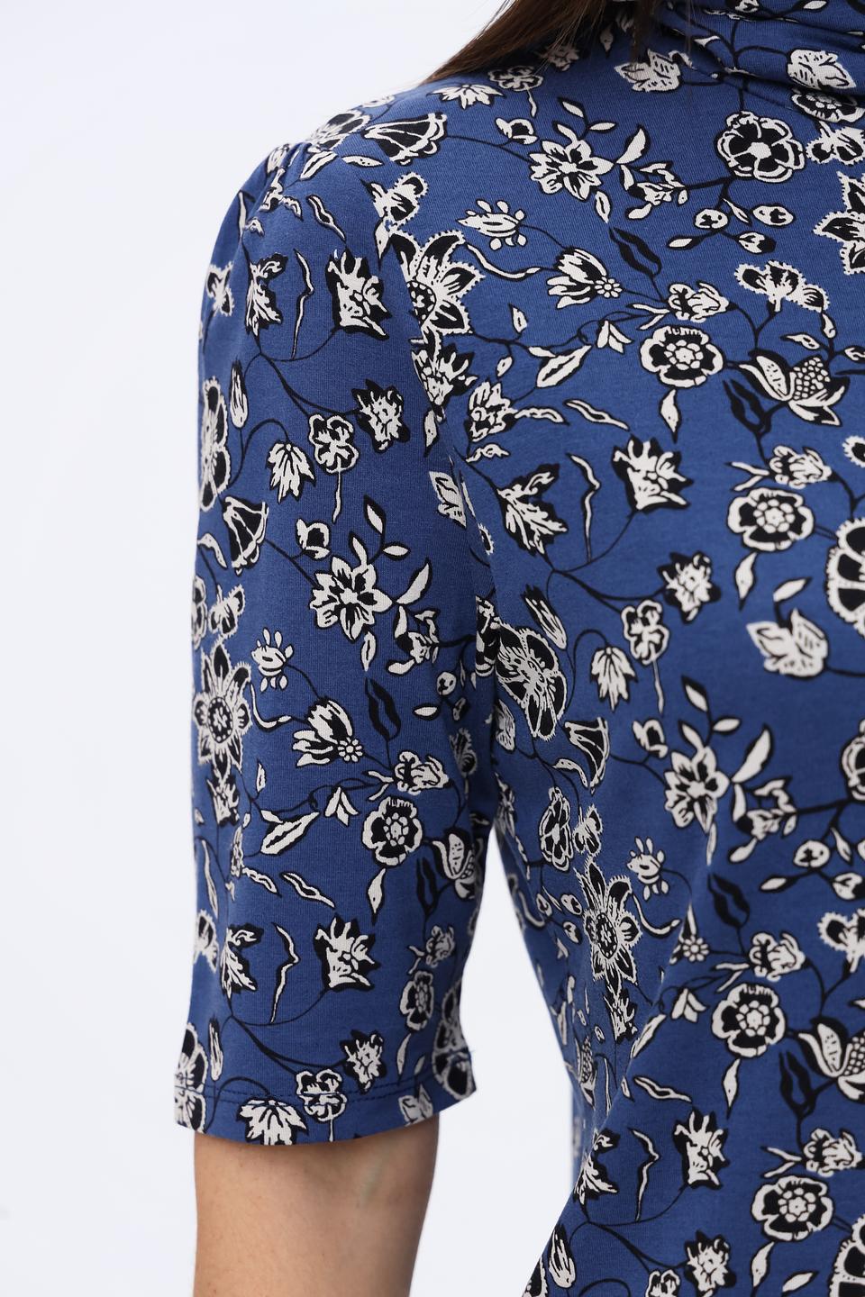 Водолазка More and More с цветочным принтом