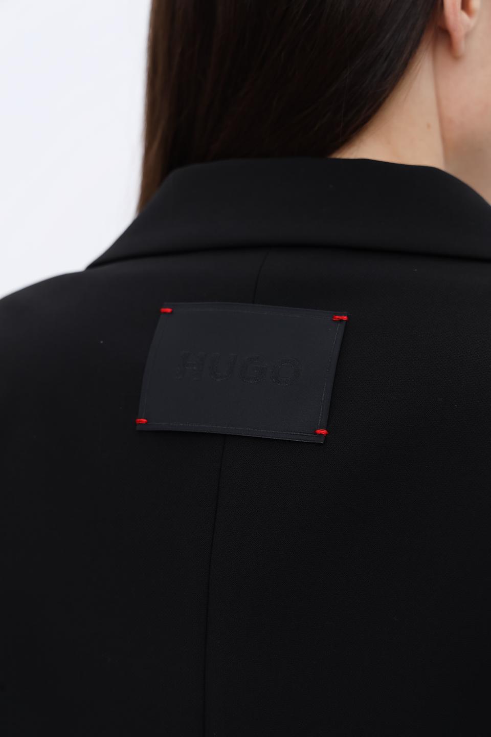 Жакет Hugo женский черный оверсайз