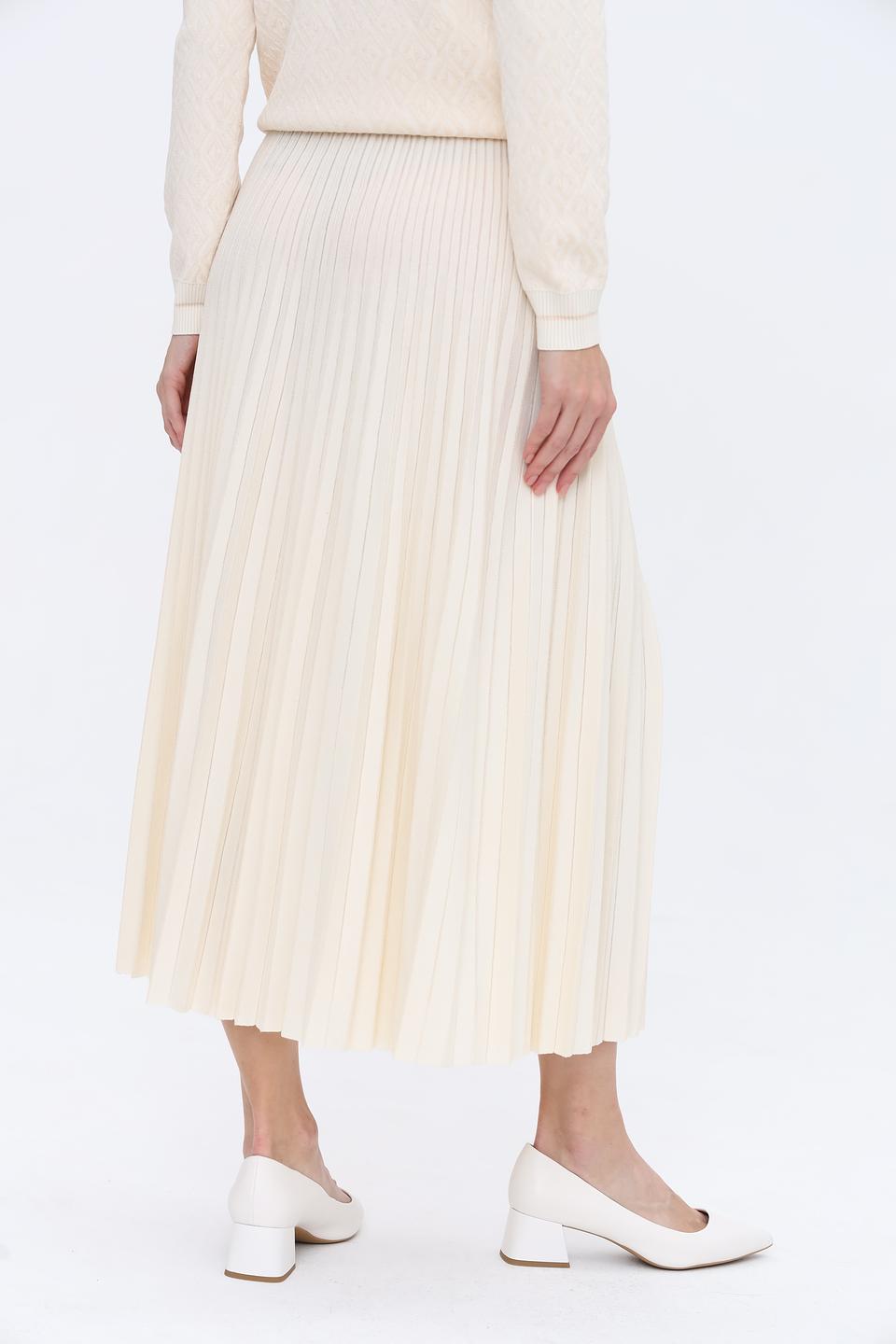 Юбка D. Exterior плиссированная бежевая