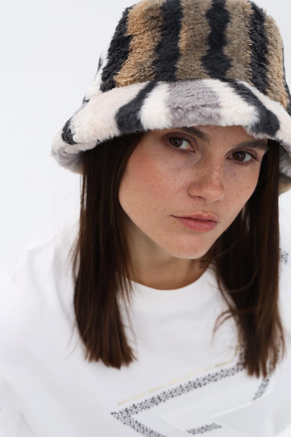 Шляпа Seeberger с меховым декором