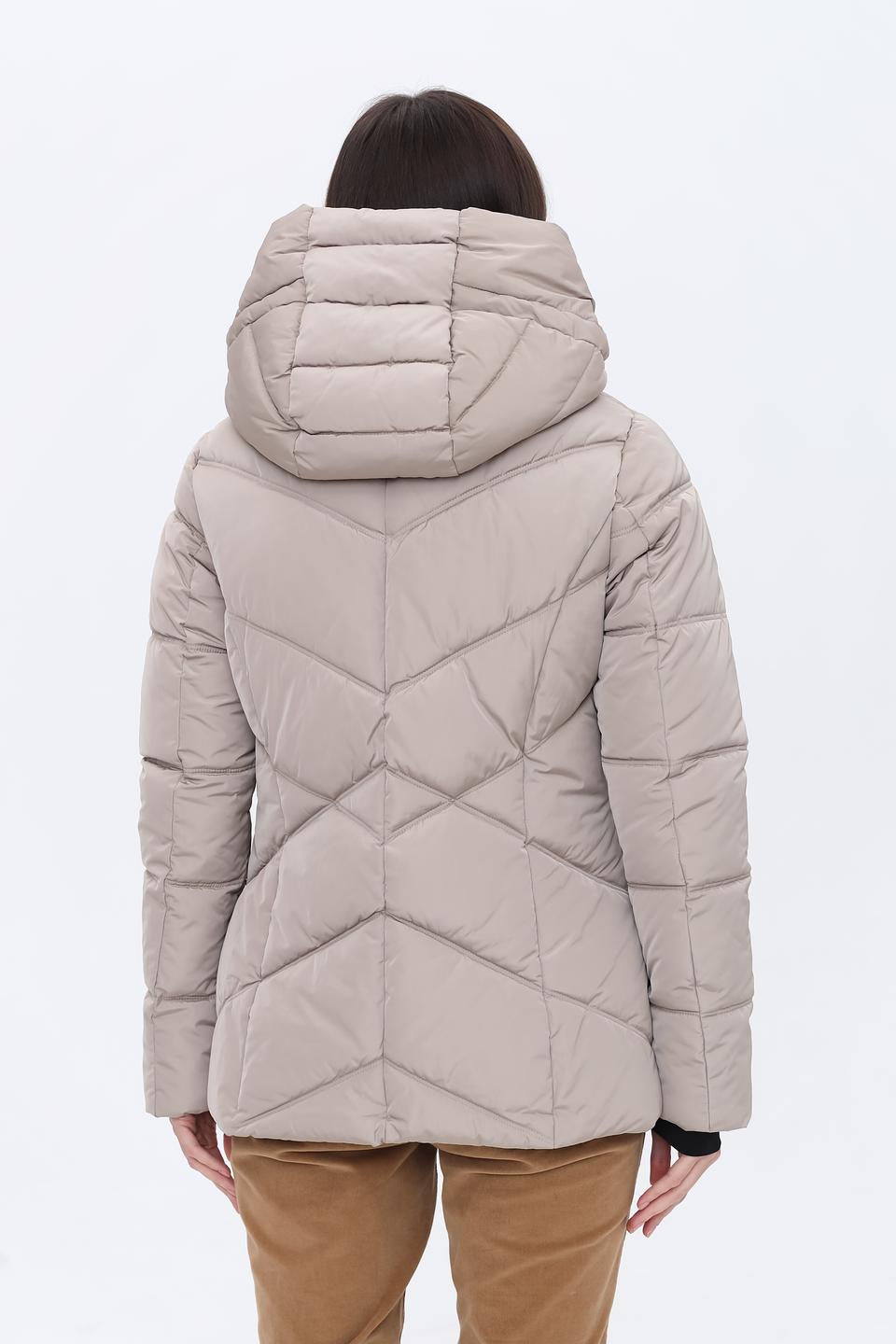 Куртка District стеганая бежевая