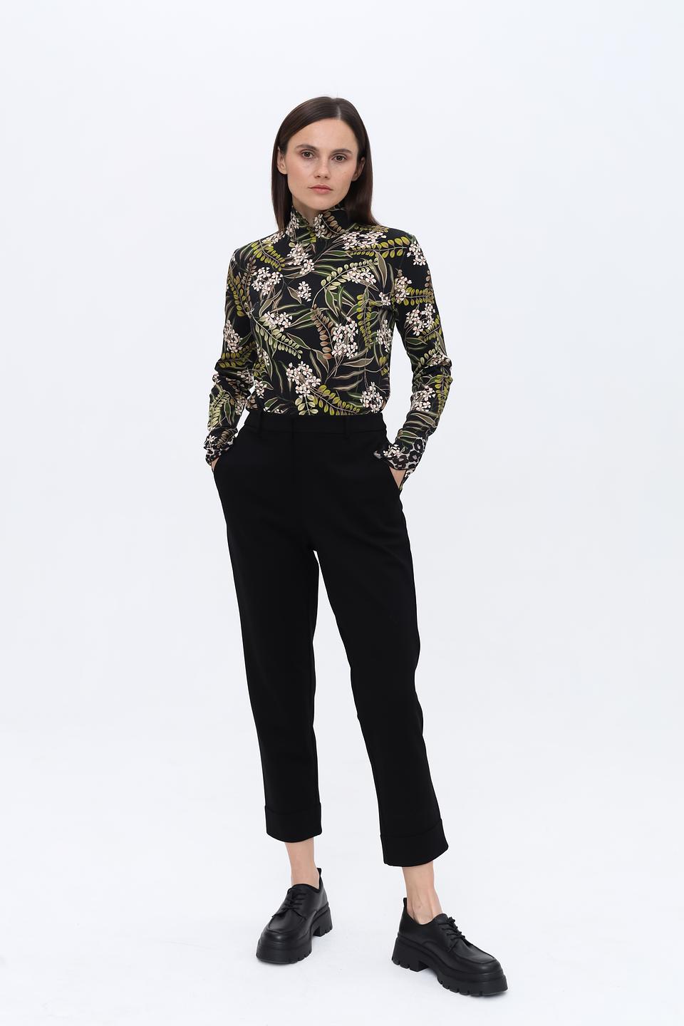 Брюки Catnoir прямые черные