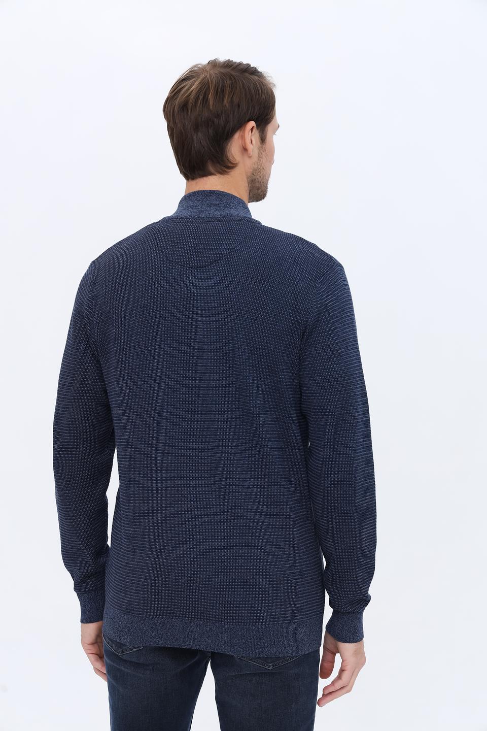 Кардиган Casa Moda синий на молнии