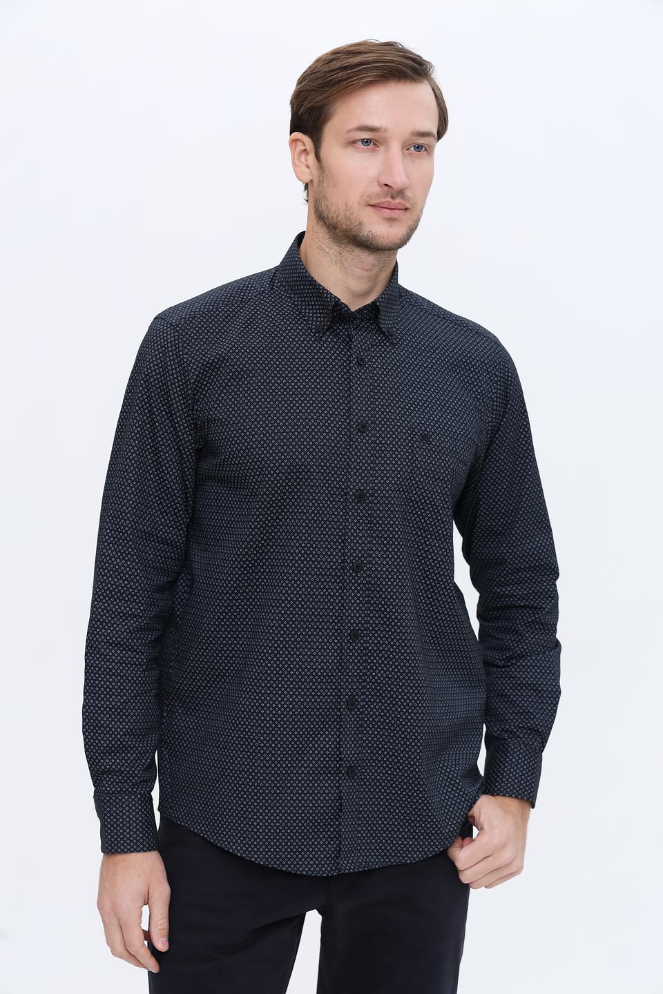 Рубашка Casa Moda в мелкий принт