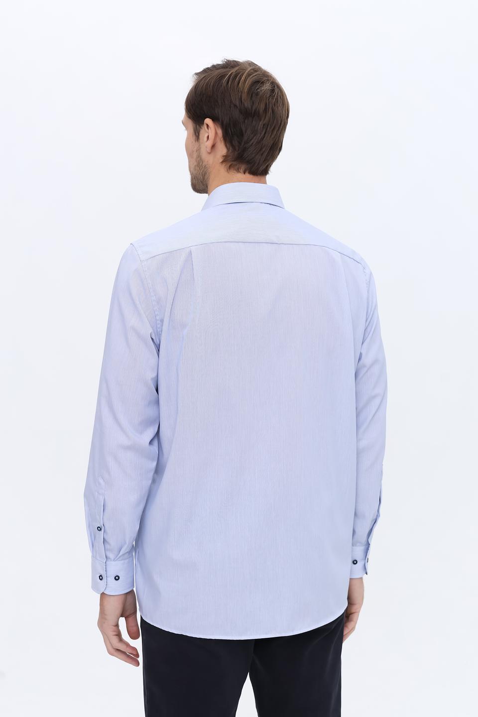 Рубашка Casa Moda голубая в полоску