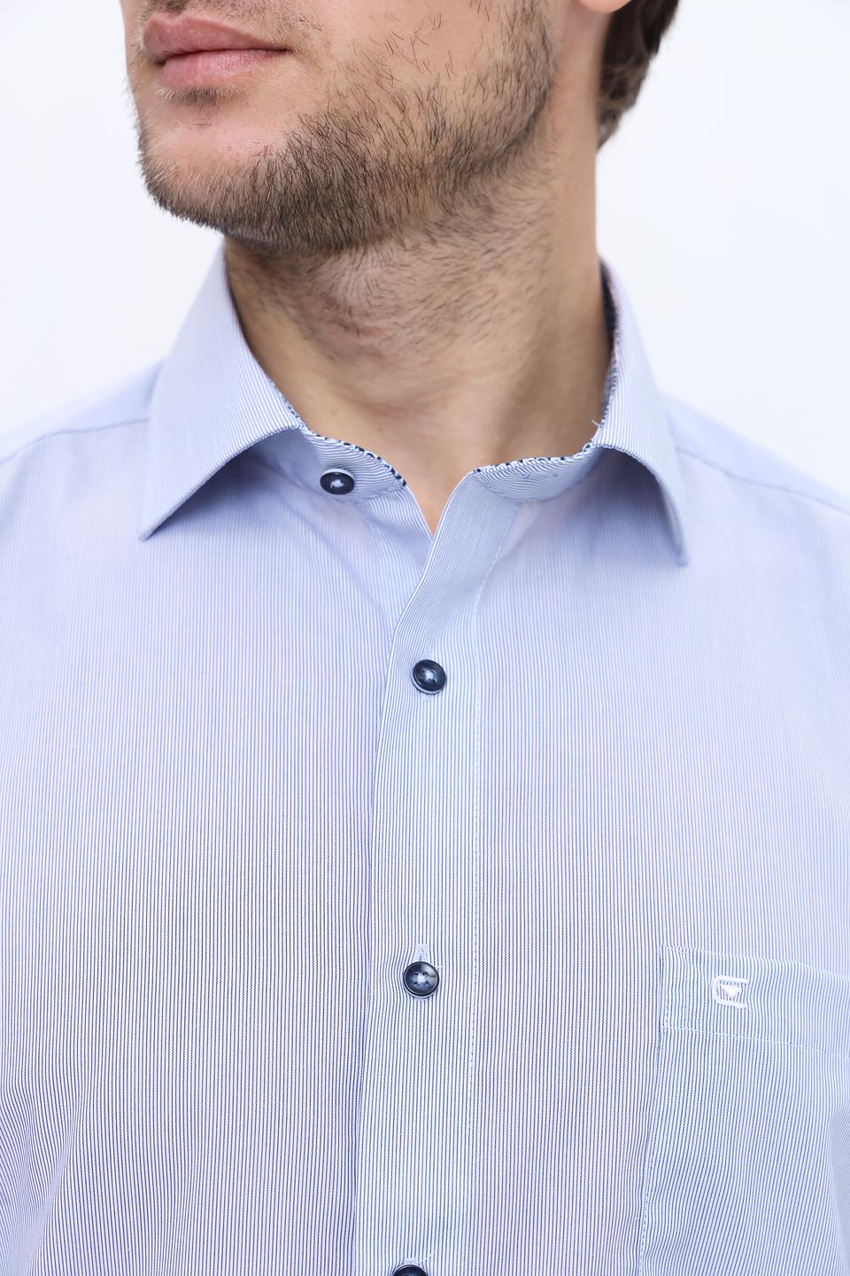 Рубашка Casa Moda голубая в полоску