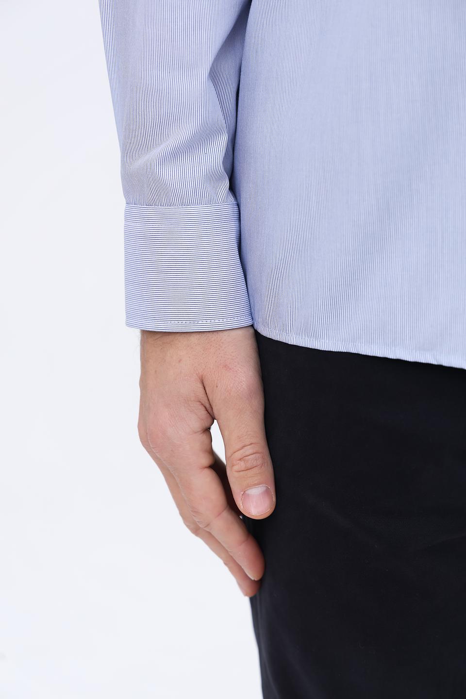 Рубашка Casa Moda голубая в полоску