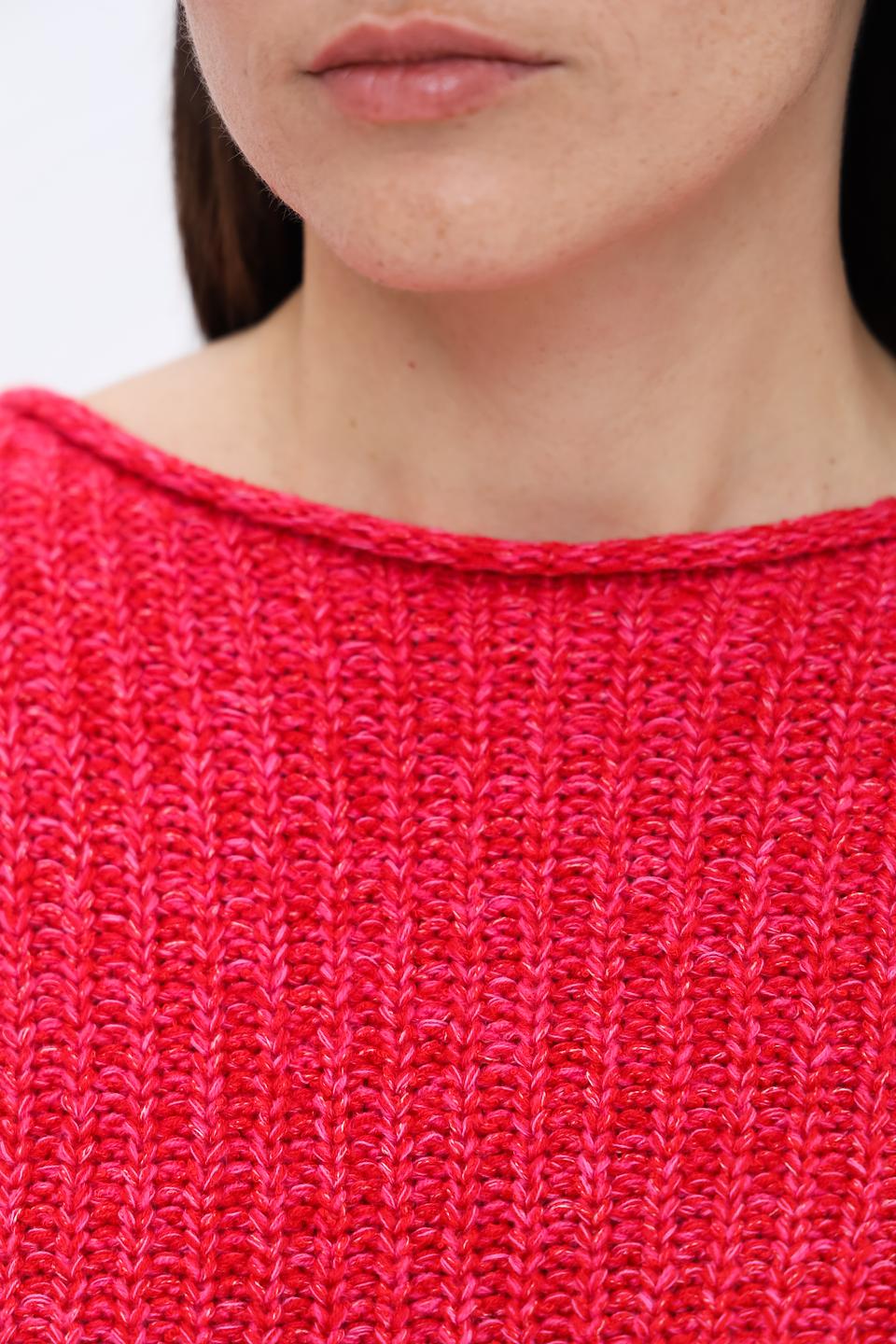 Пуловер Oui малиновый